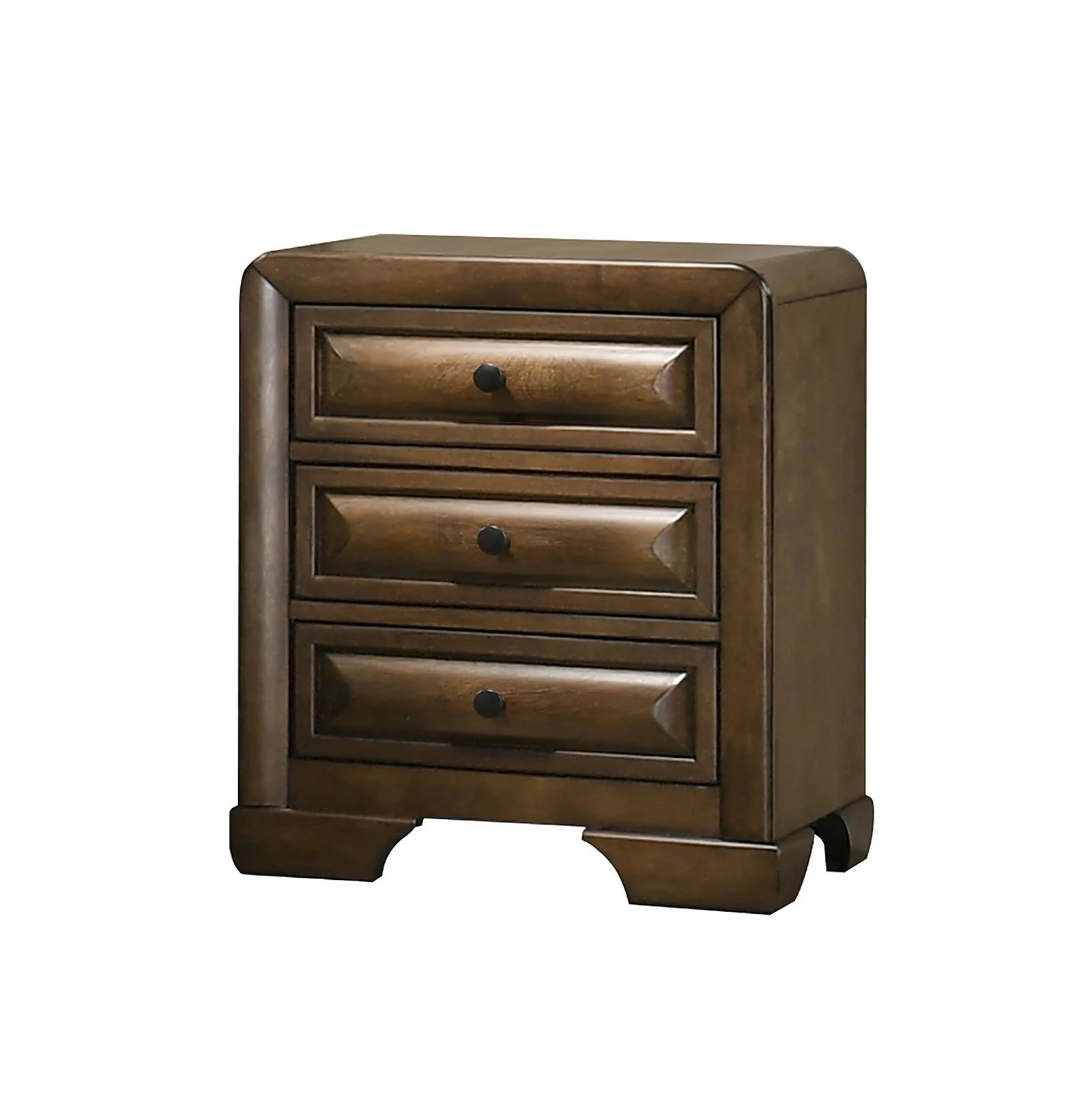 Caerwys Nightstand, Brown/Light Gray - Image 3