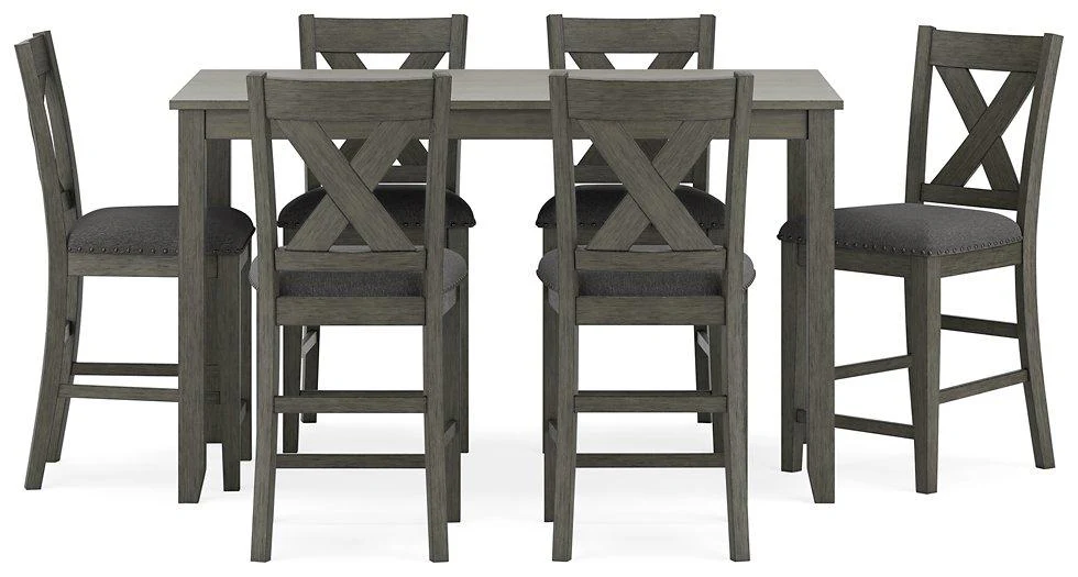 Caitbrook Counter Height Dining Table and Bar Stools (Set of 7) - Image 6