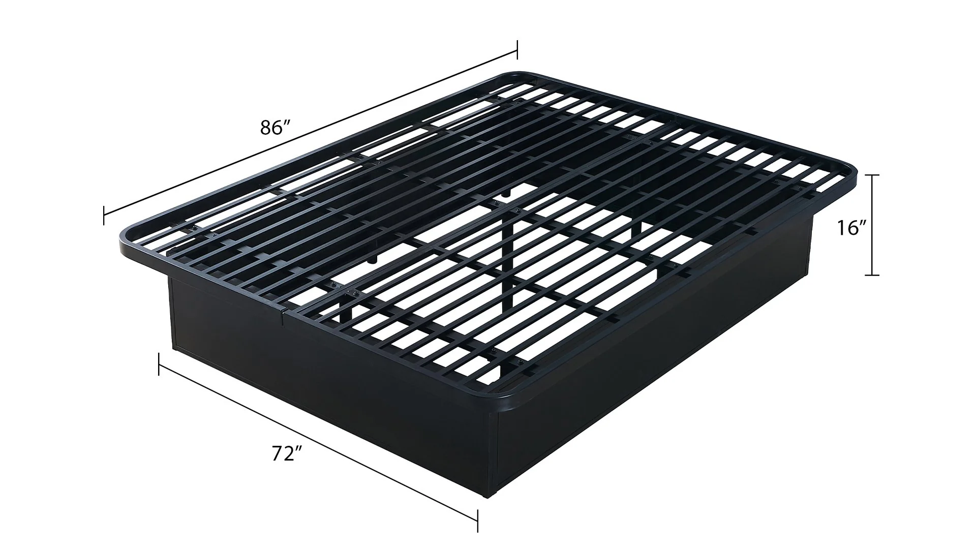 Cal King Size Bed Metal Frame - Image 4