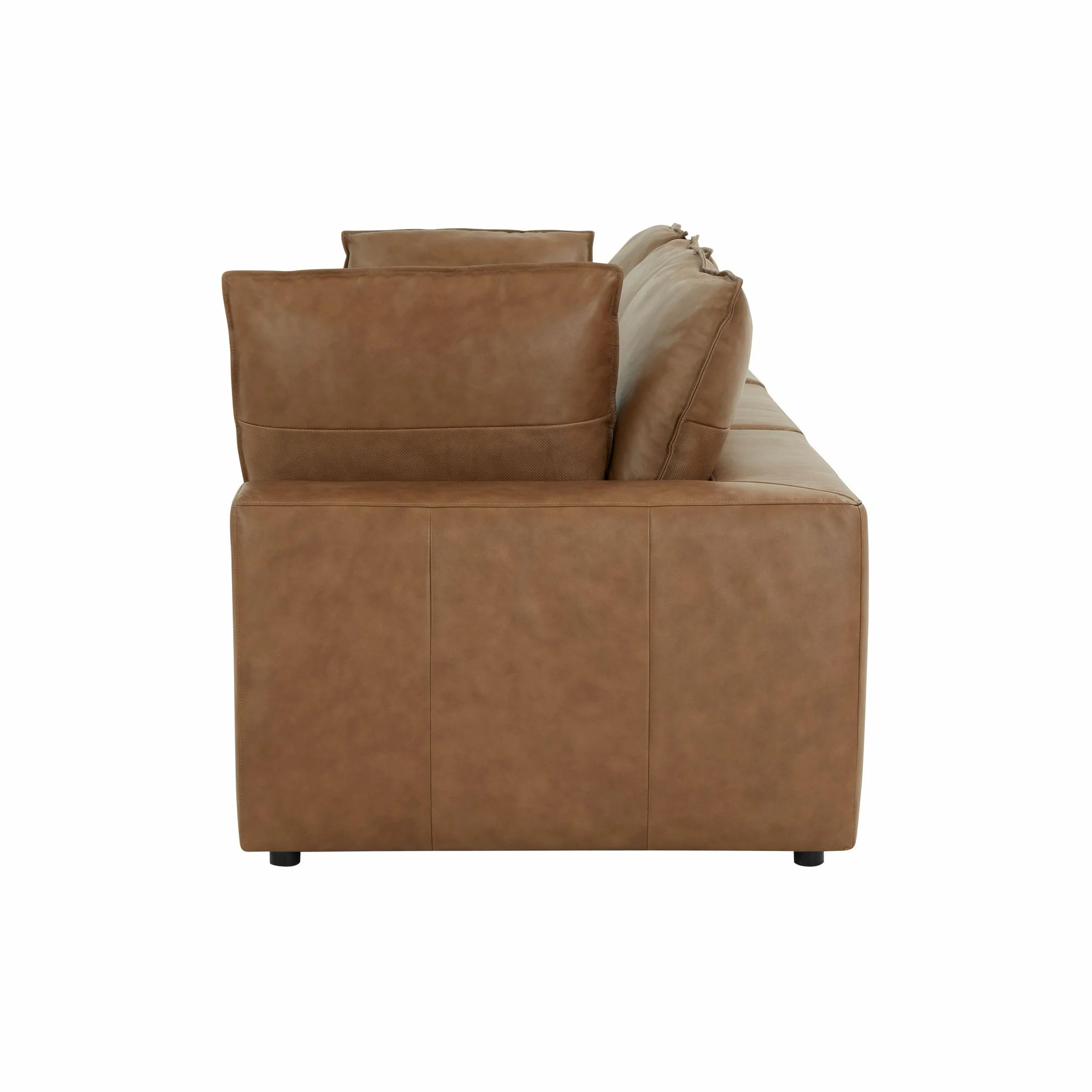 Cali Brown Leather Modular Sofa - Image 3