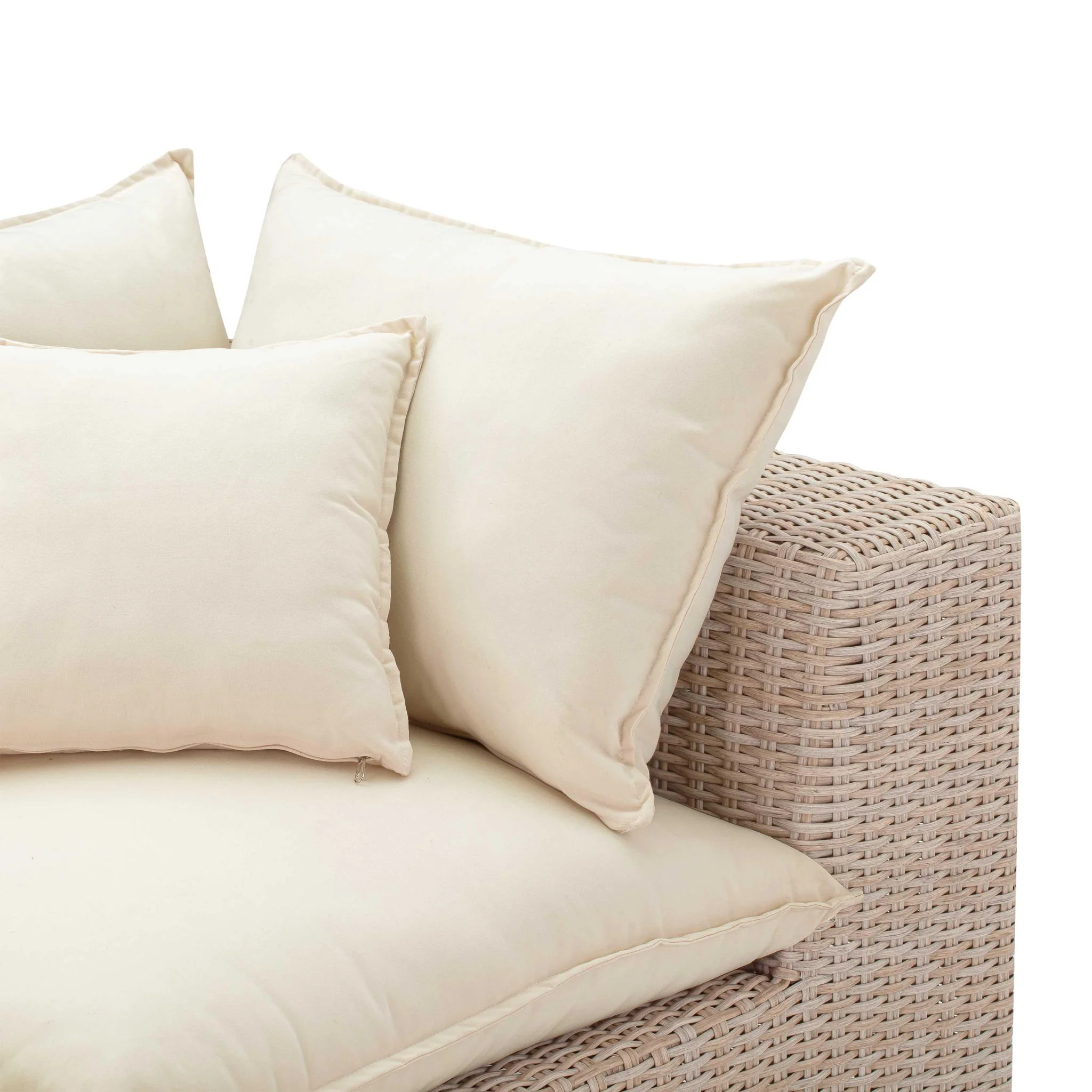 Cali Natural Wicker Outdoor Modular Sectional - Image 5