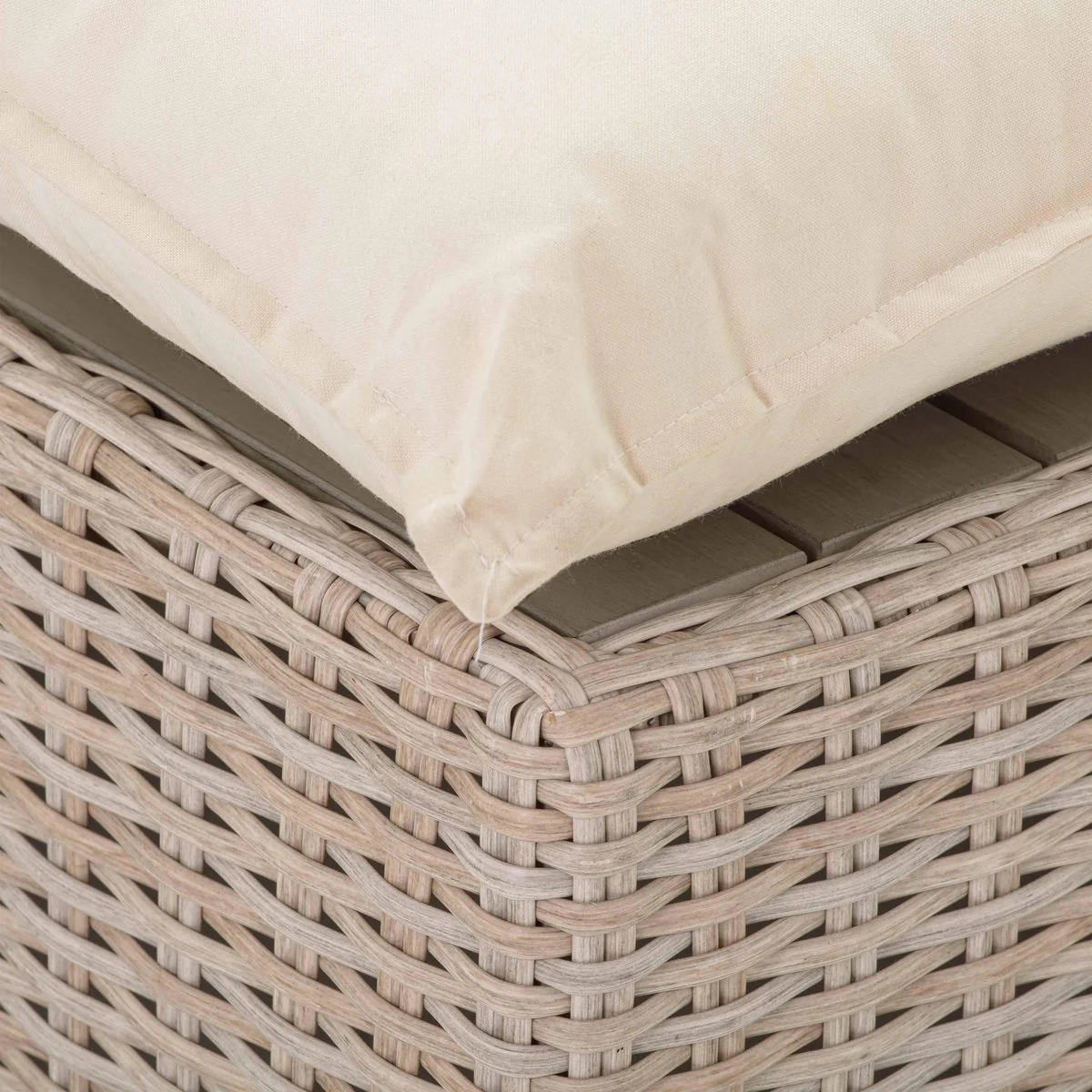 Cali Natural Wicker Outdoor Ottoman - Image 7