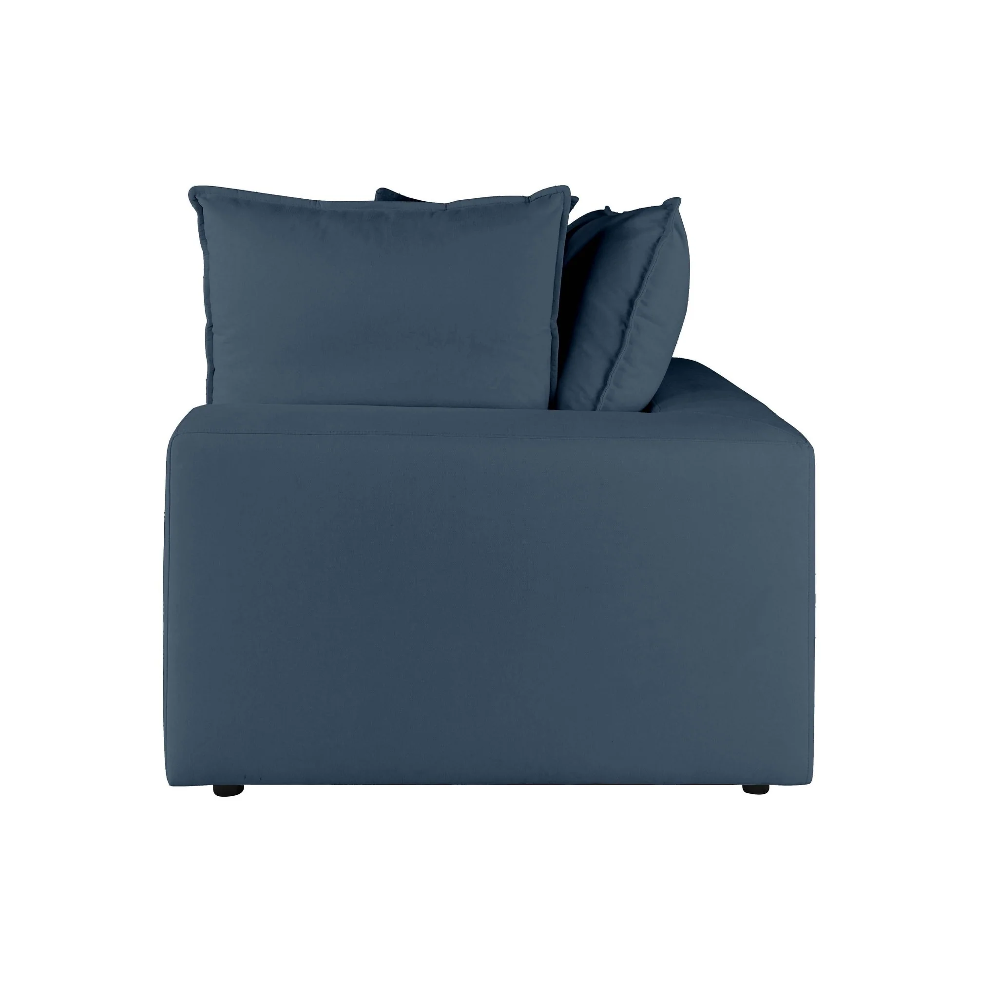 Cali Navy Performance Fabric Corner Chair - Image 4