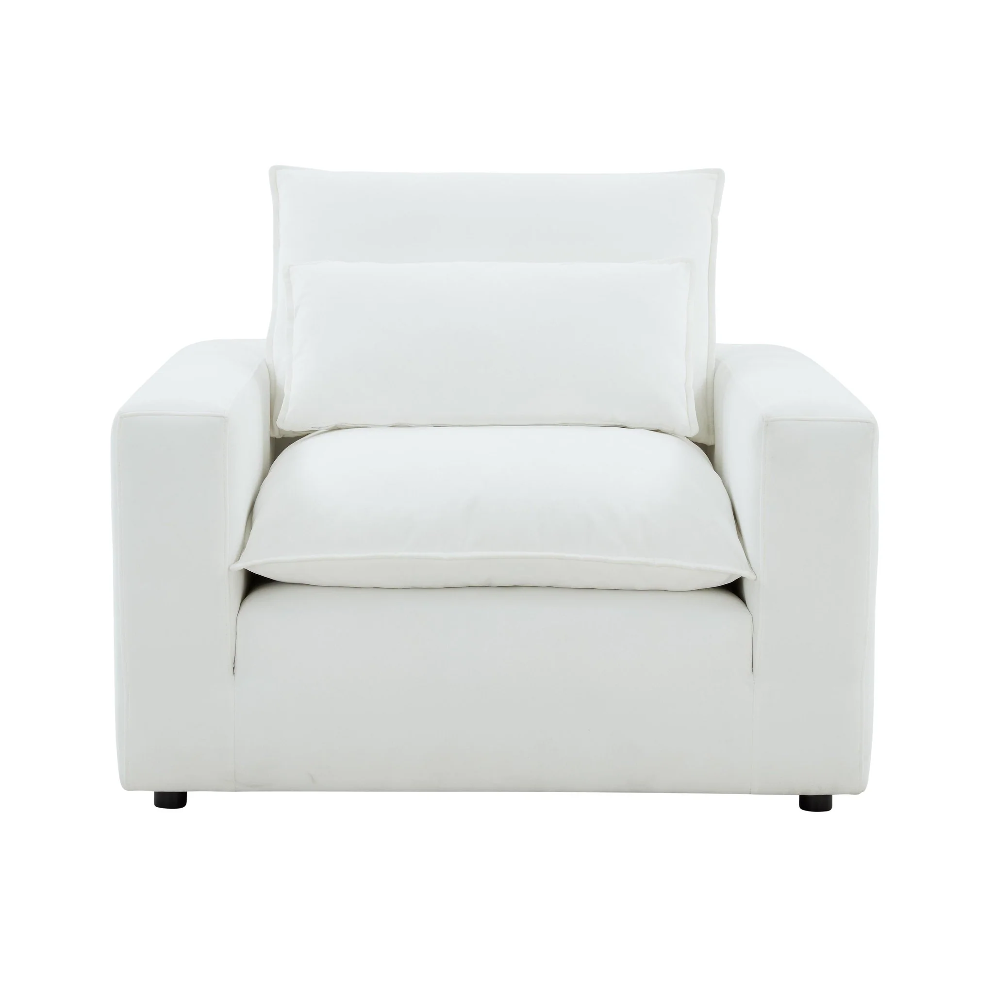 Cali Pearl Performance Fabric Arm Chair - Image 3