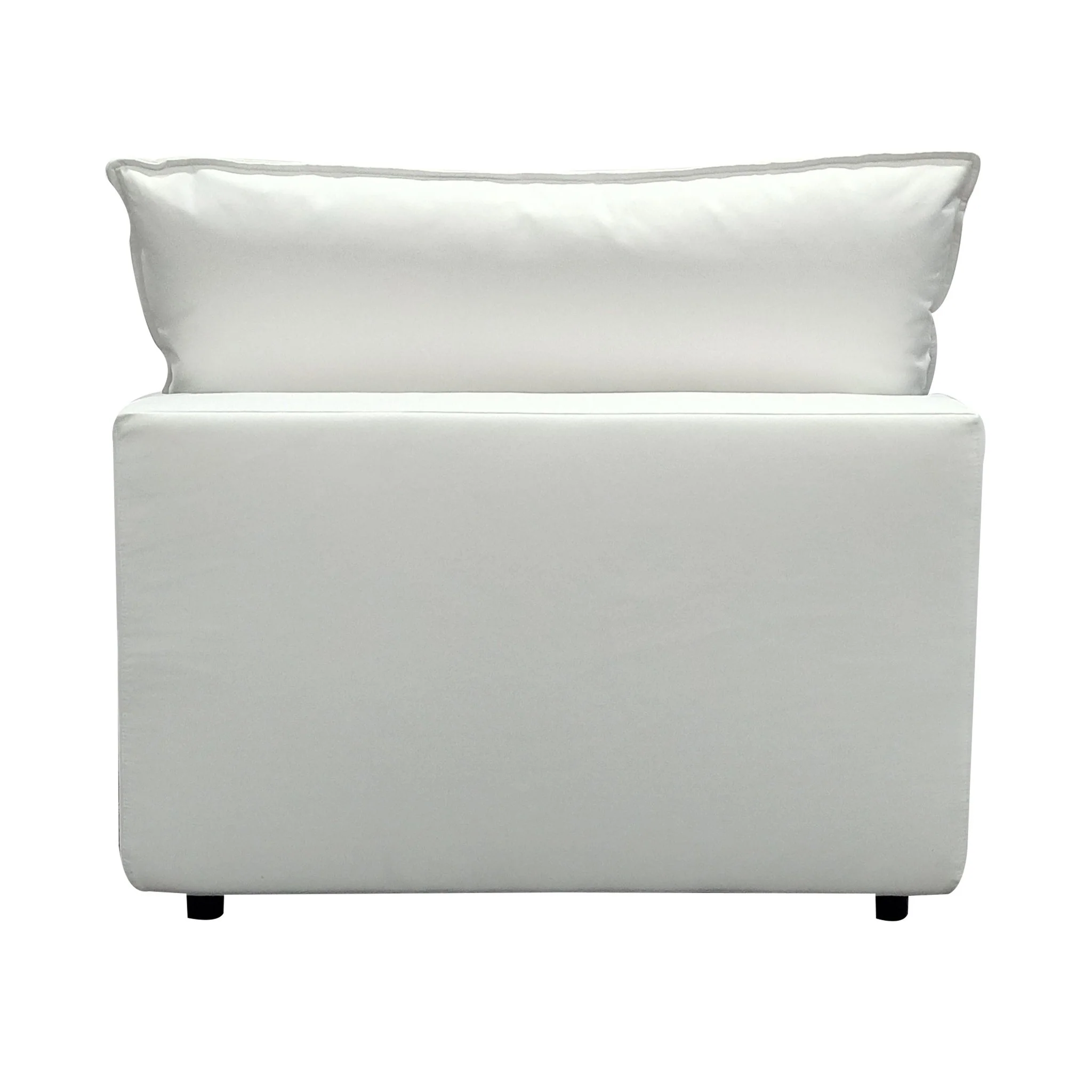 Cali Pearl Performance Fabric Armless Chair - Image 5