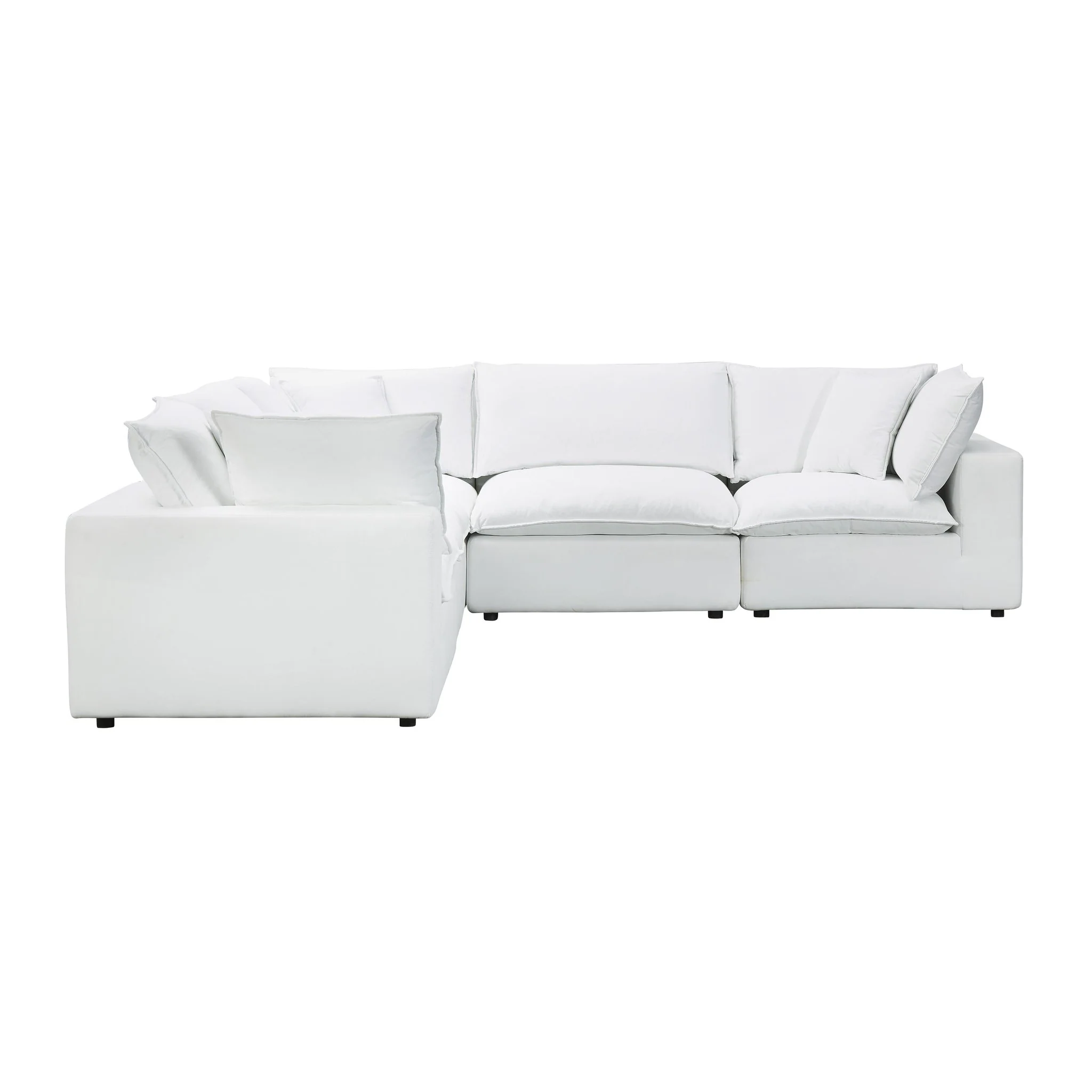 Cali Pearl Performance Fabric Modular L-Sectional - Image 4