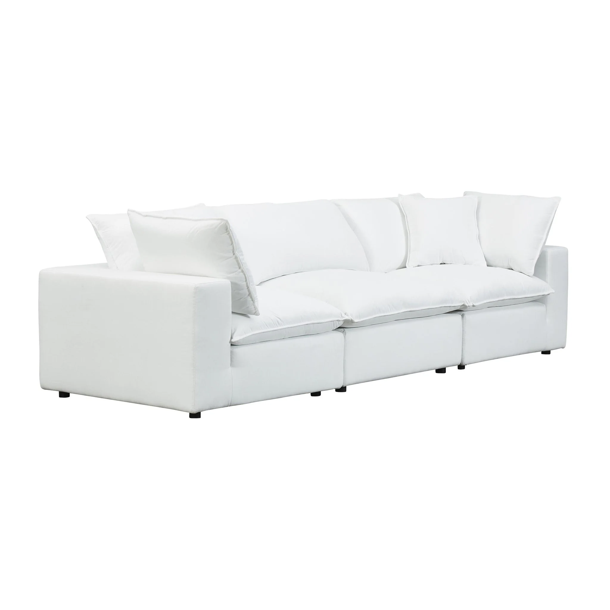 Cali Pearl Performance Fabric Modular Sofa - Image 4