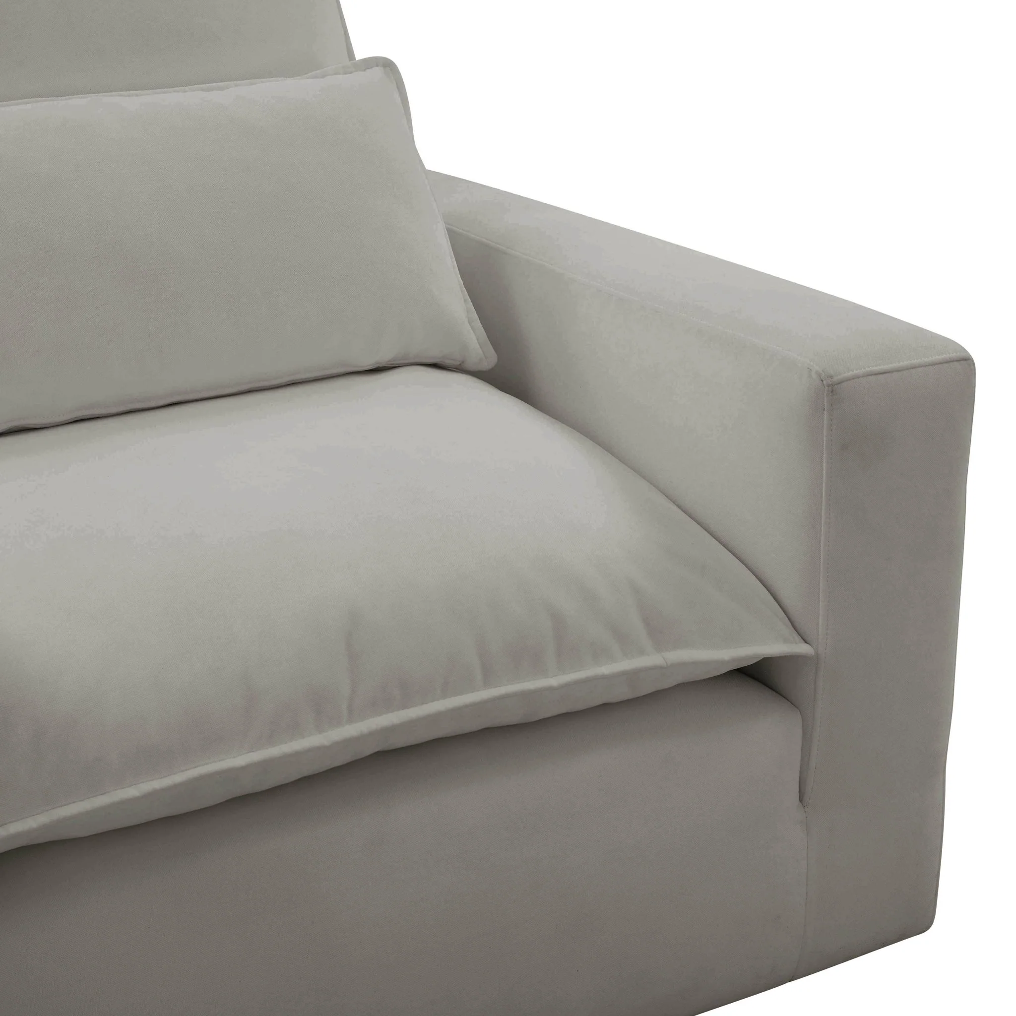 Cali Slate Performance Fabric Arm Chair - Image 4