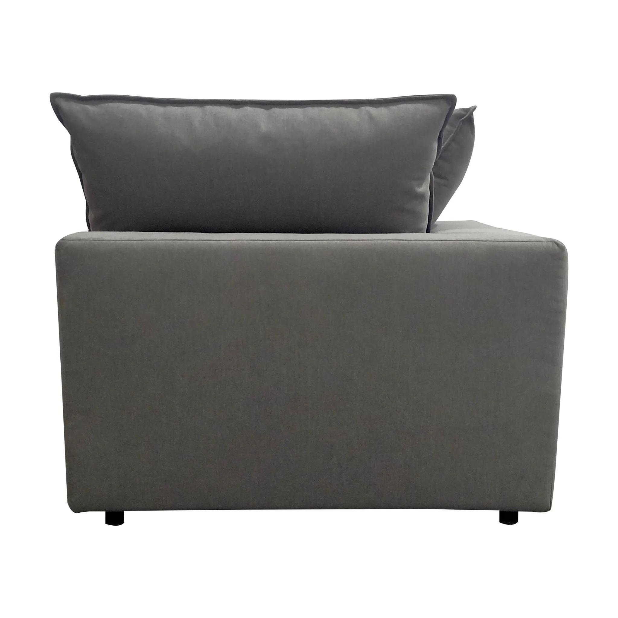 Cali Slate Performance Fabric Corner Chair - Image 5