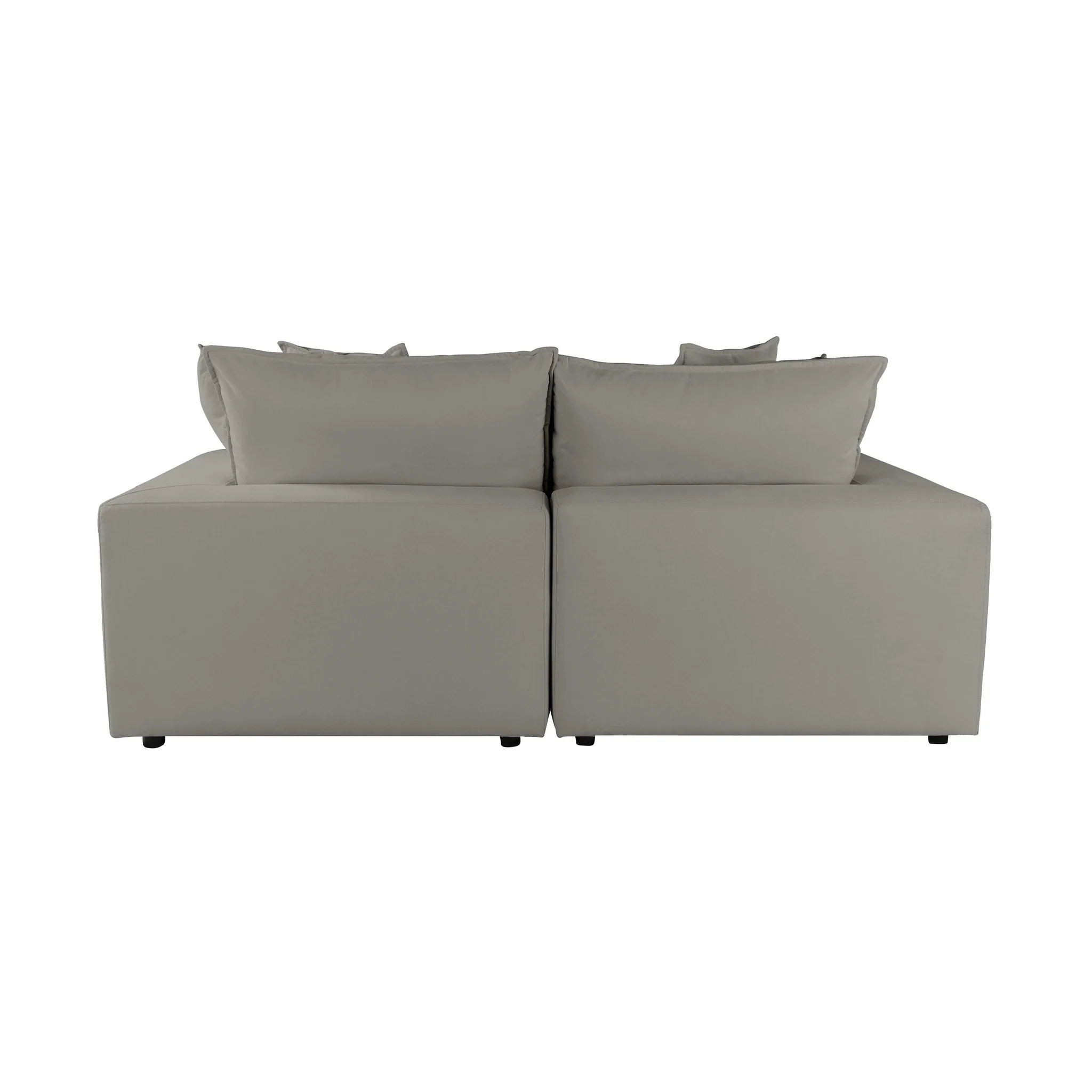 Cali Slate Performance Fabric Modular Loveseat - Image 6