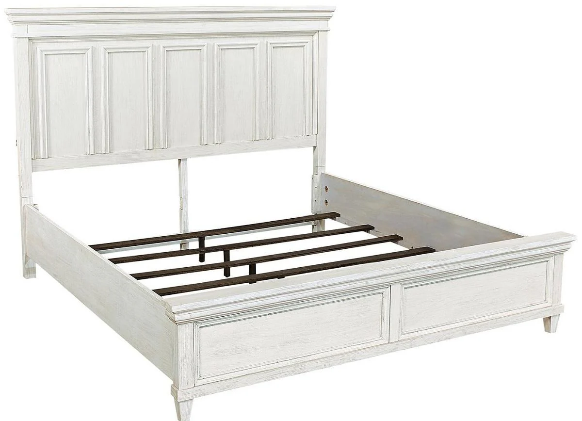 Aspenhome Caraway Queen Panel Bed in Aged Ivory - Image 3