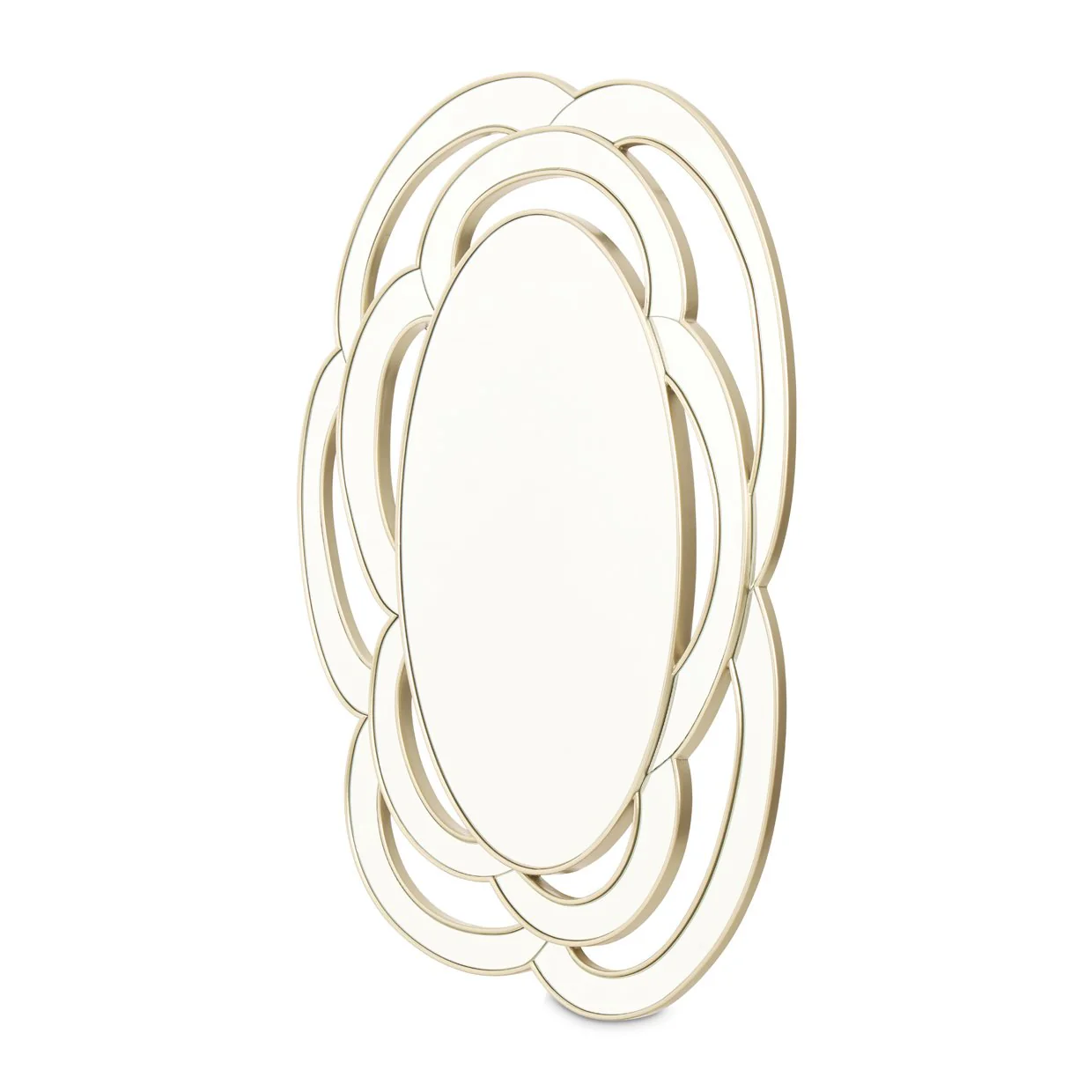 Camellia Field Wall Mirror - Antique Gold - Image 2