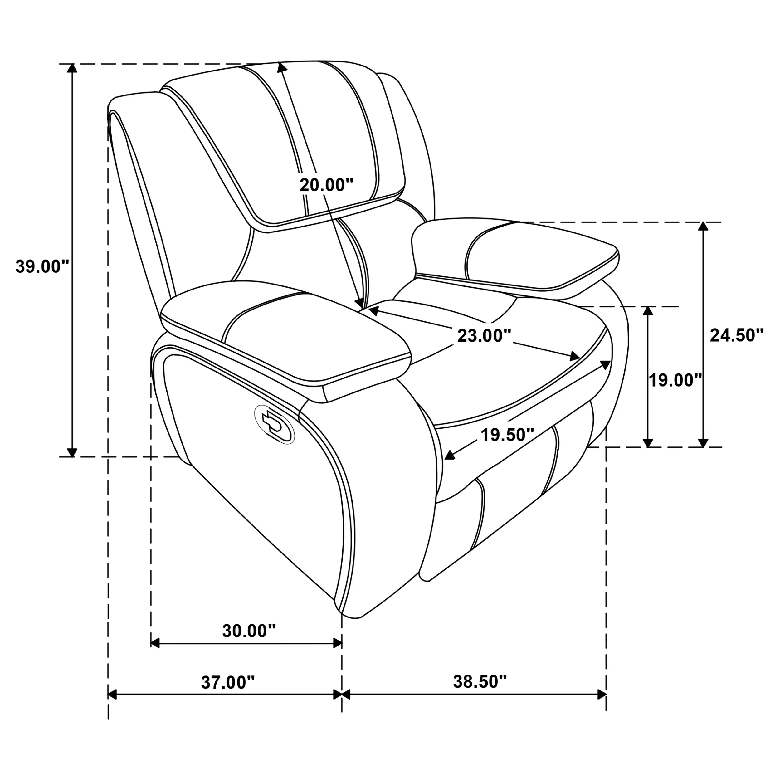 Camila Reclining Sofa Set - Image 35