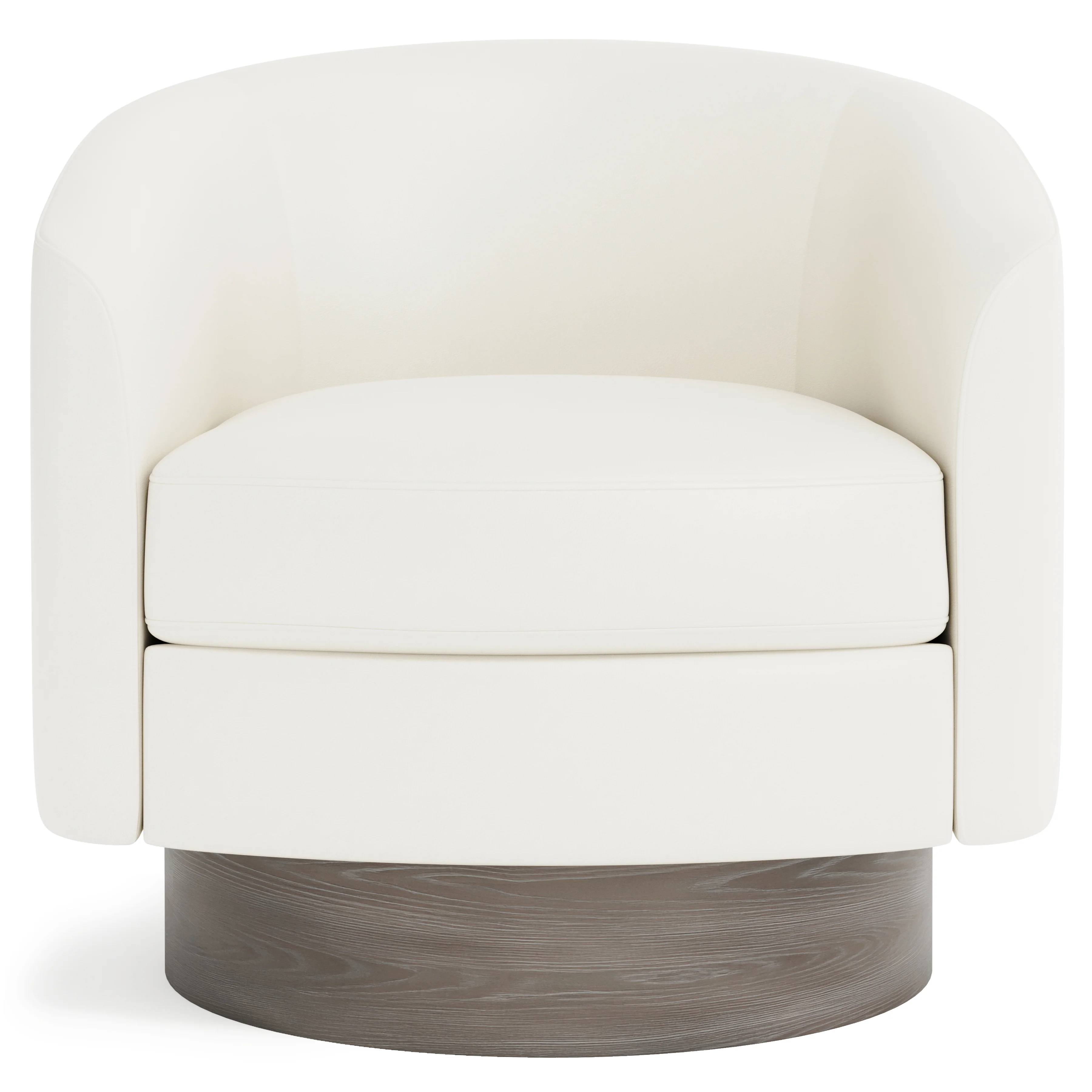 Camino Leather Swivel Chair - Image 10