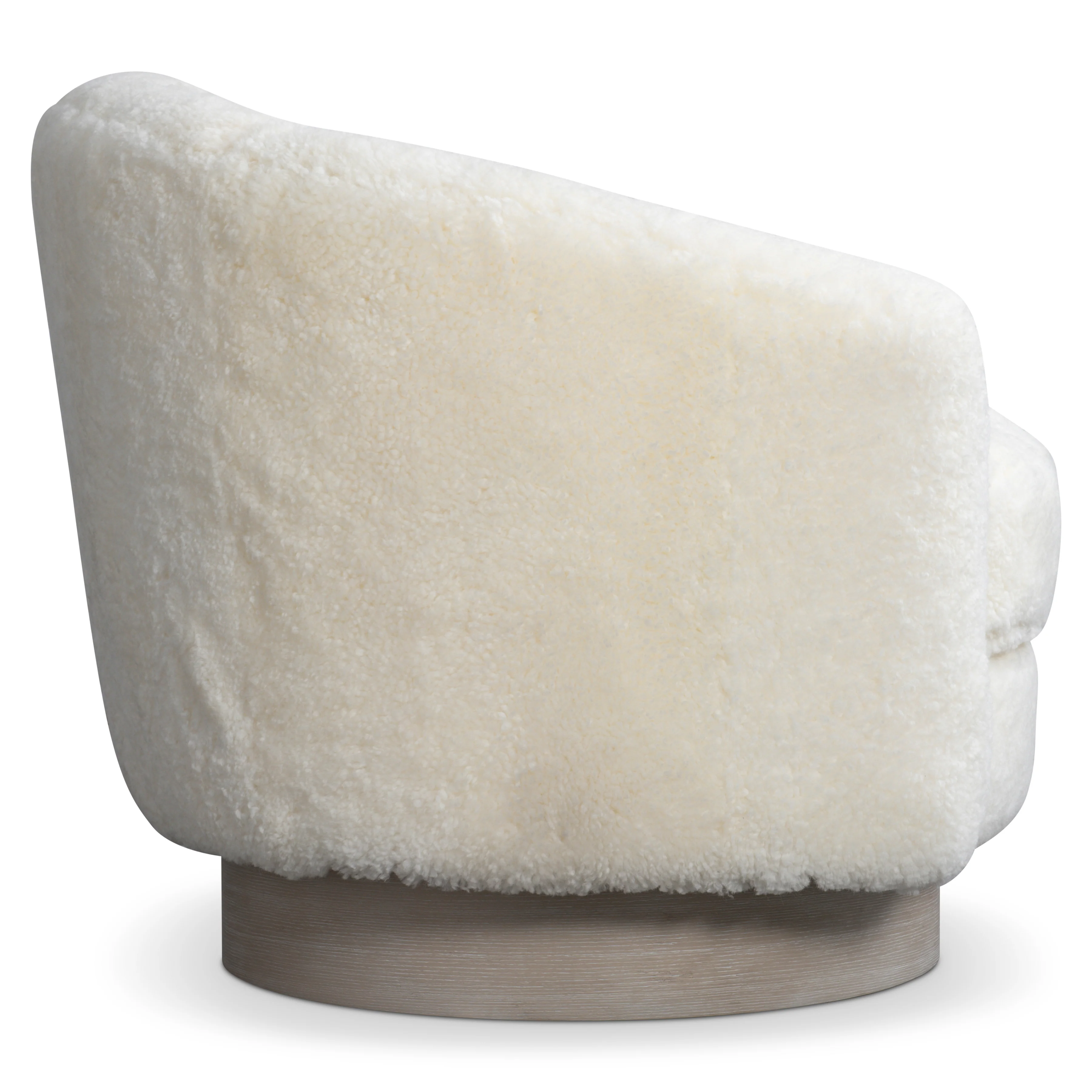 Camino Shearling Swivel Chair - Image 3