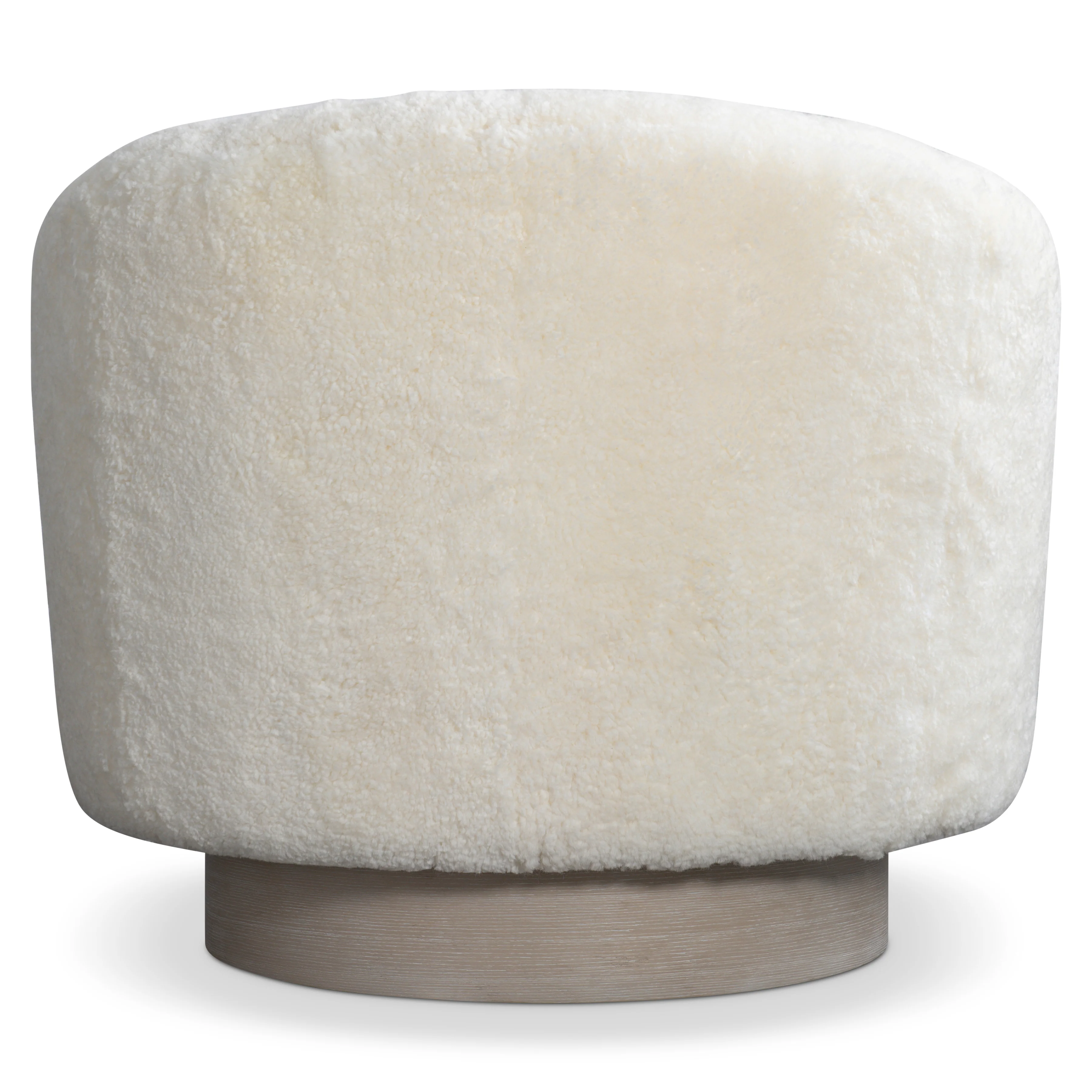 Camino Shearling Swivel Chair - Image 4
