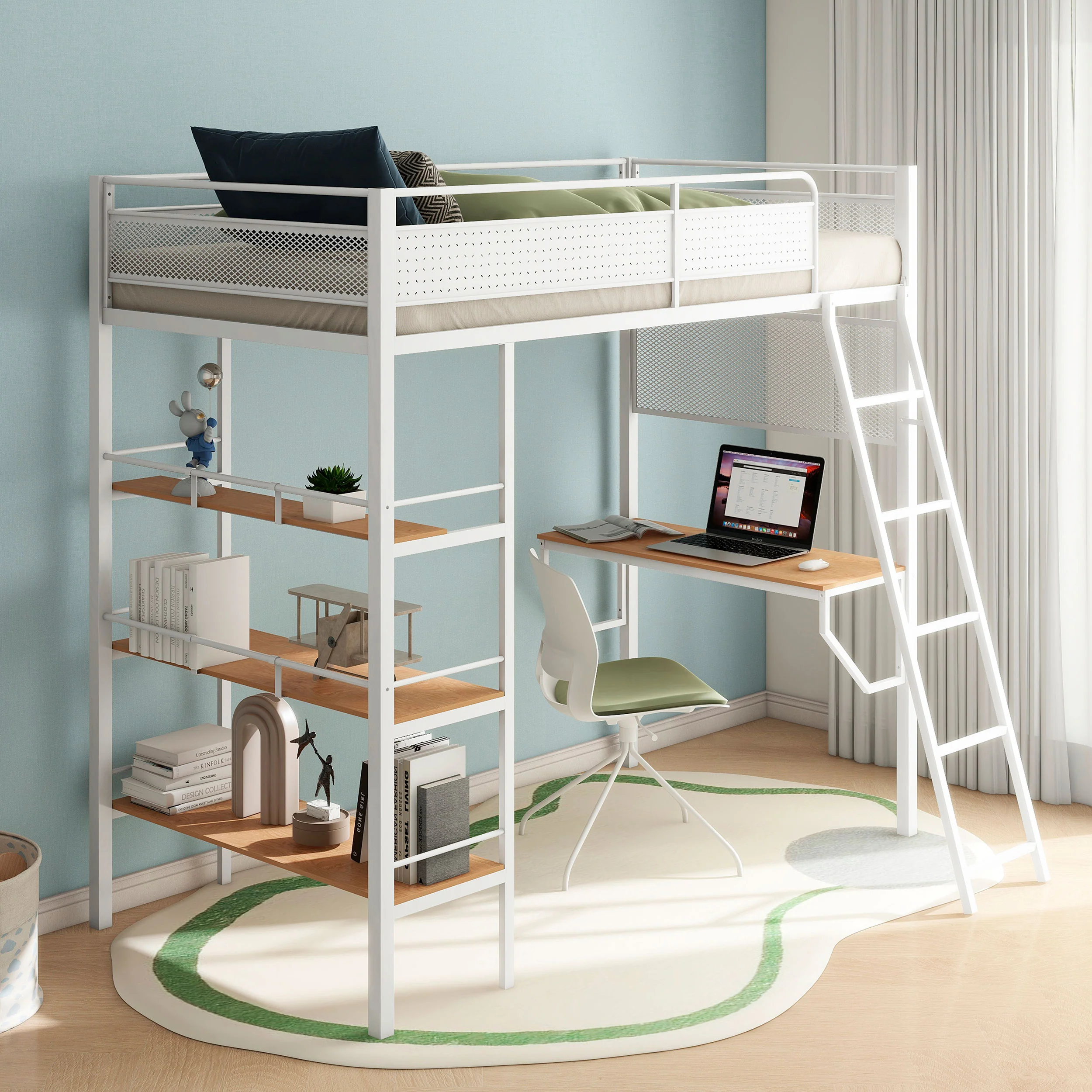 Campus Workstation Loft Bed - Image 10
