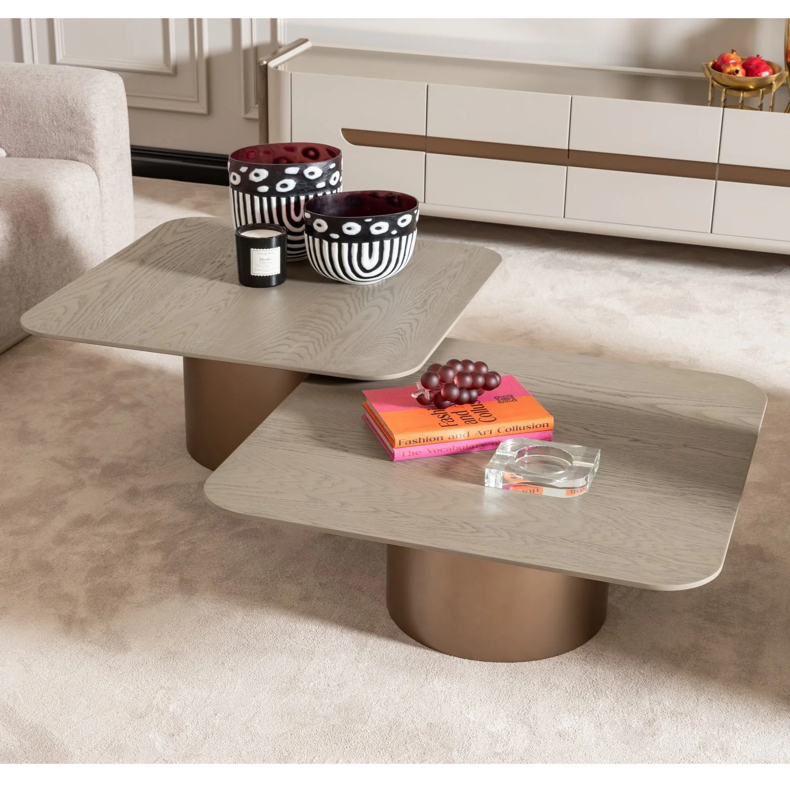 Canberra Short Cocktail Table - Light Ash - Image 12