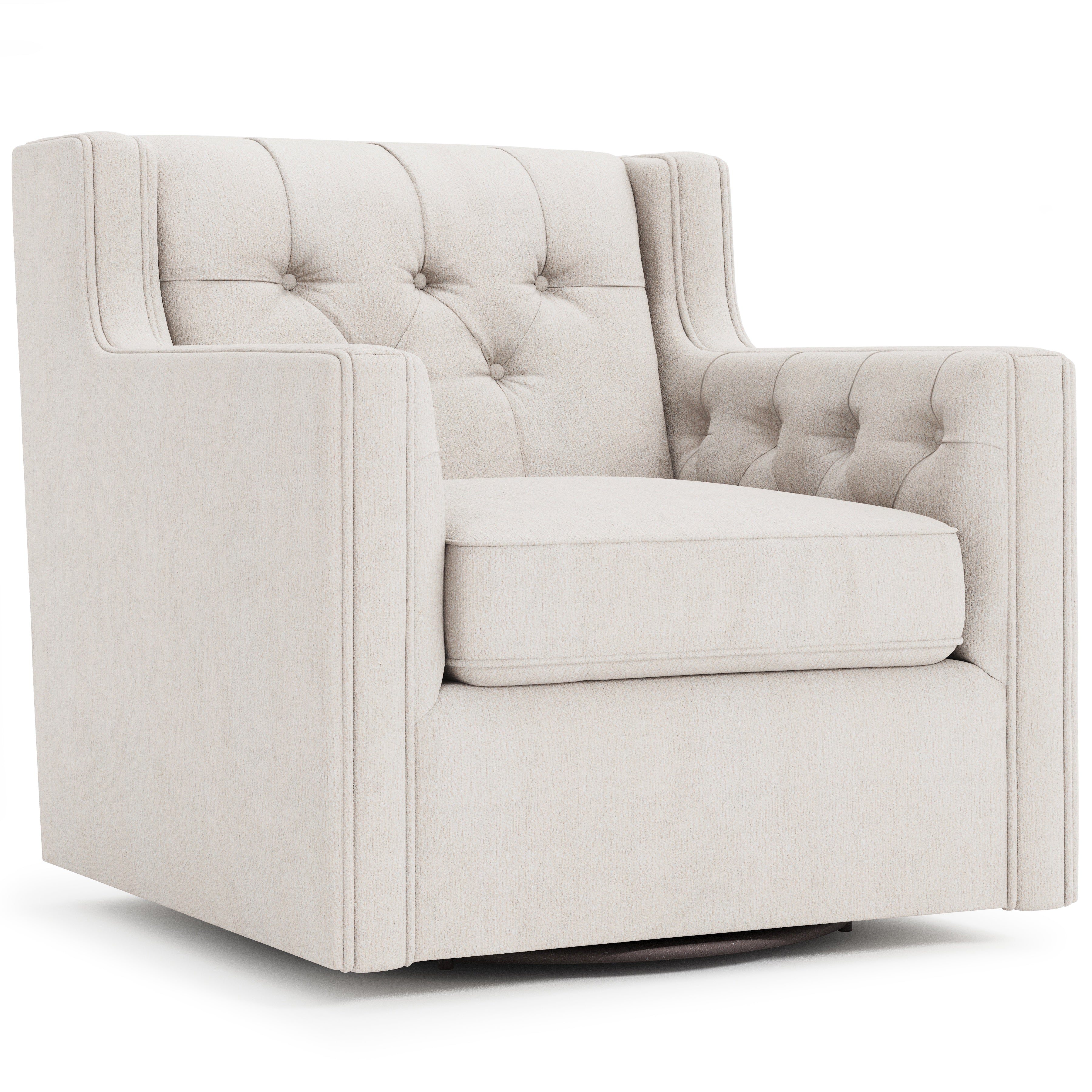 Candace Fabric Swivel Chair - Image 20
