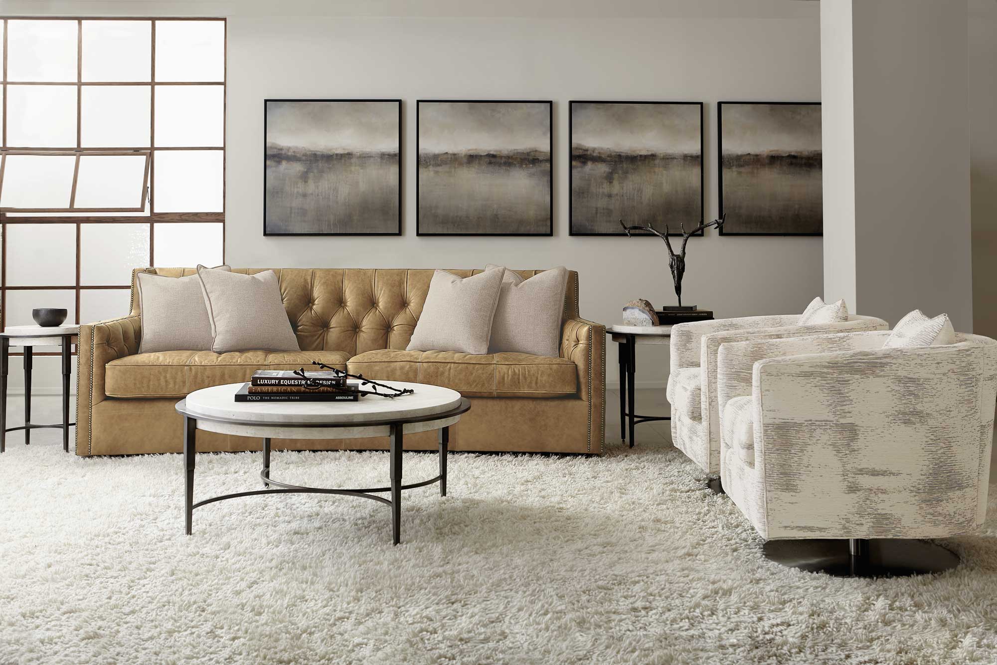 Candace Leather Sofa - Image 7