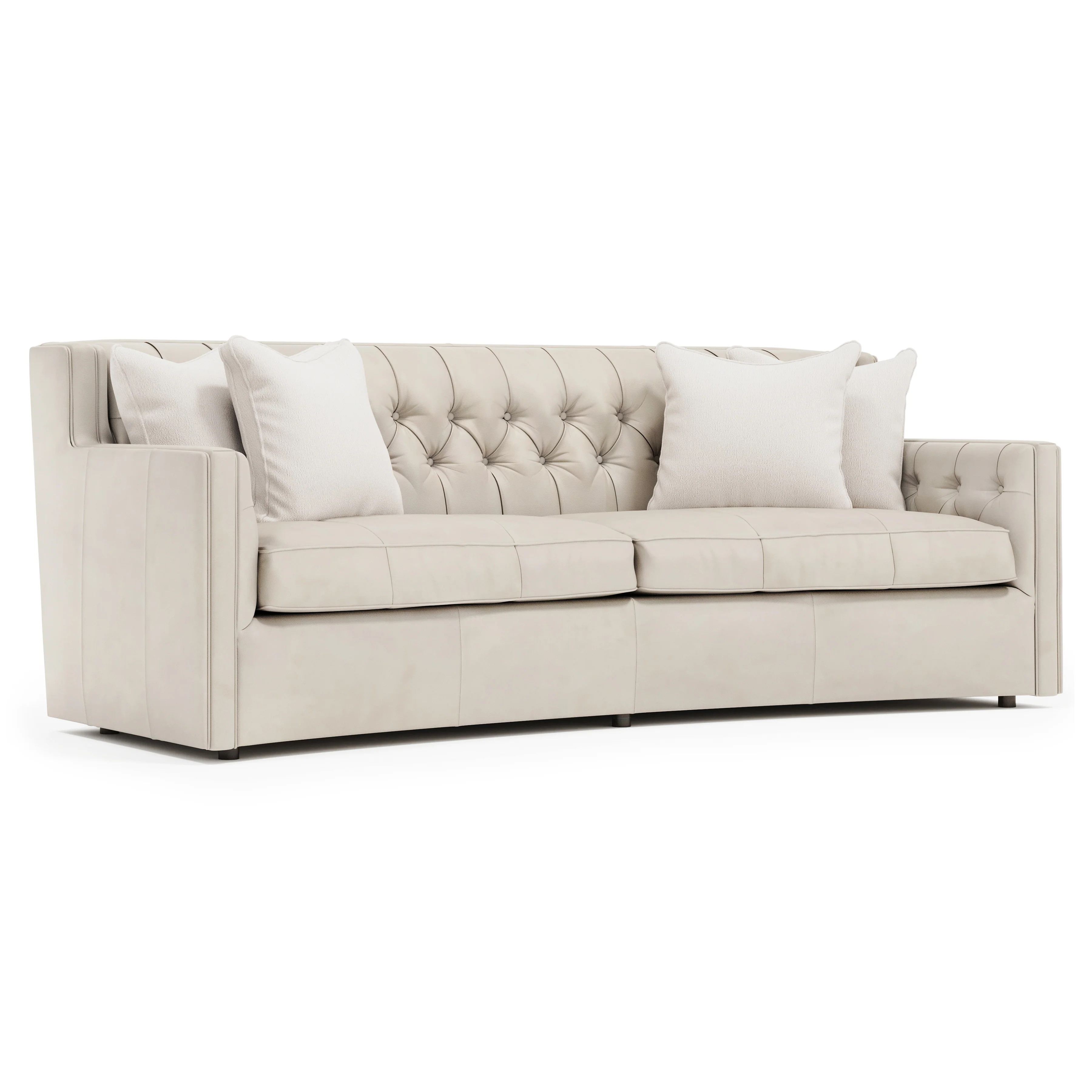 Candace Leather Sofa - Image 8