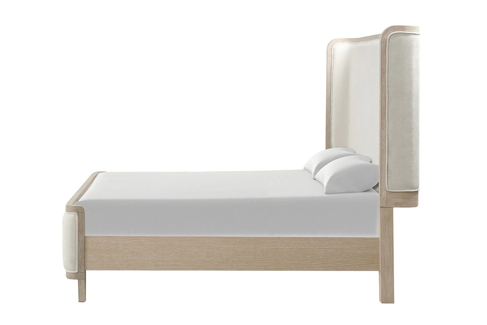 Candra Queen Bed, Natural Oak - Image 3