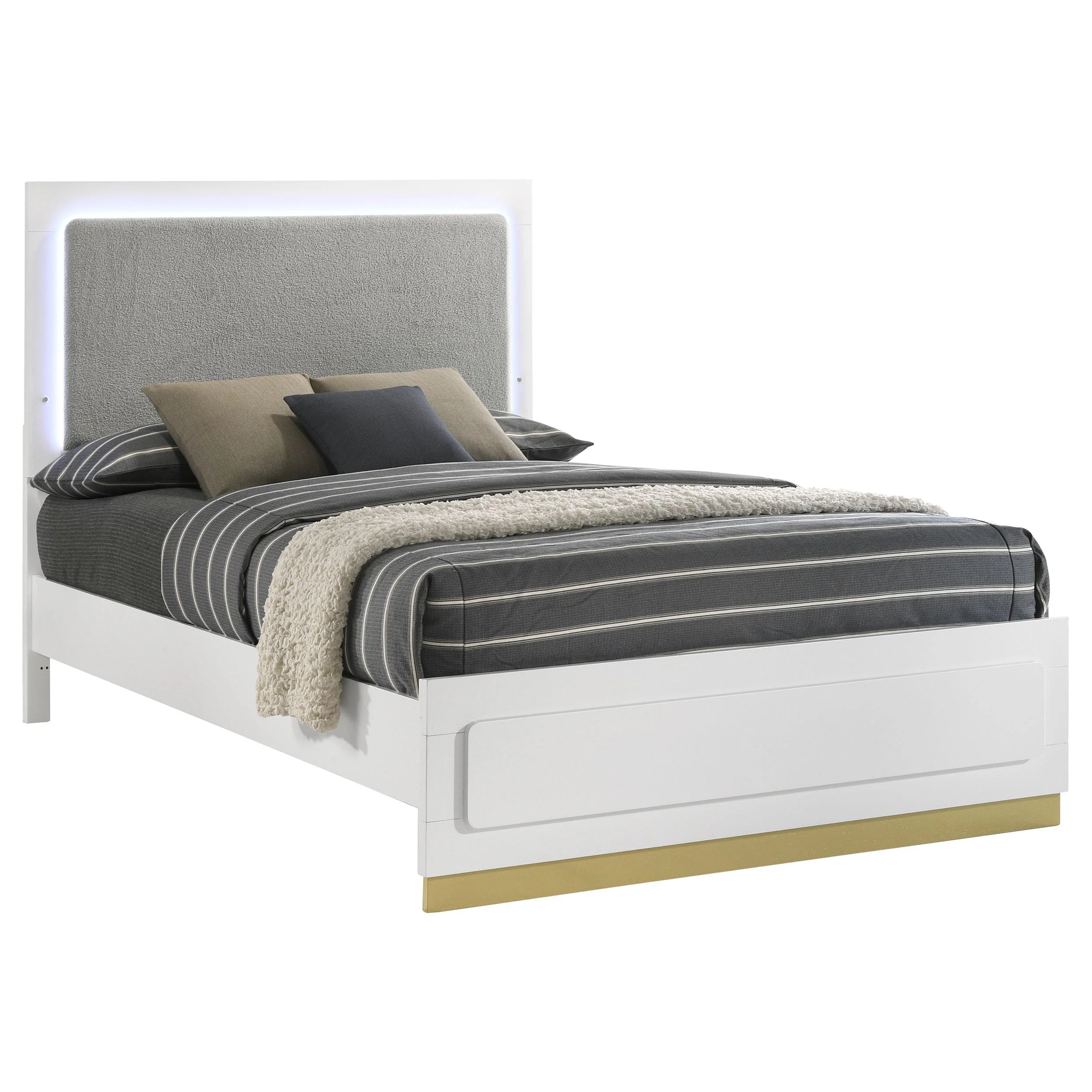 Caraway Panel Bed with LED Lighting - Image 13