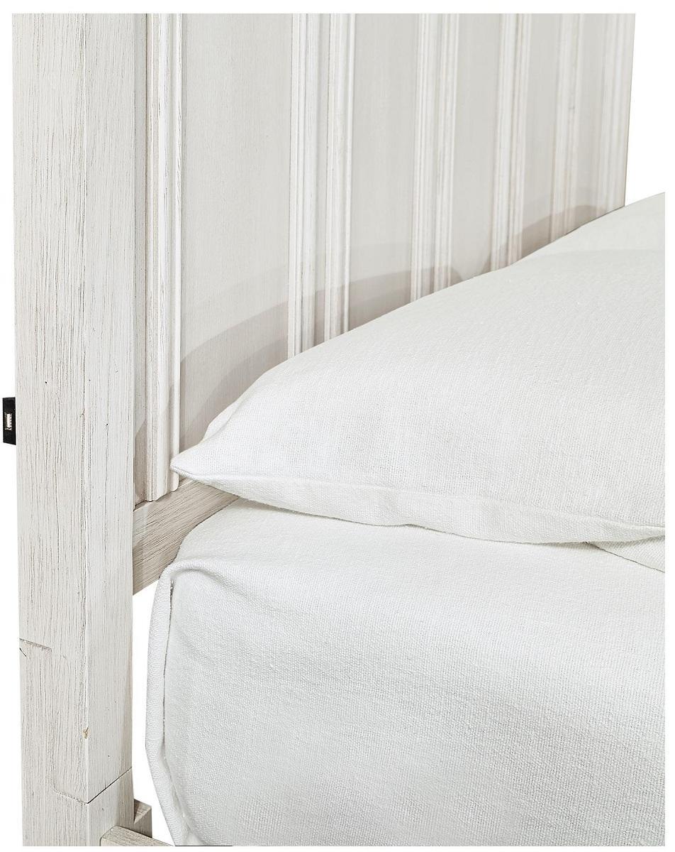 Aspenhome Caraway King Panel Bed in Aged Ivory - Image 3