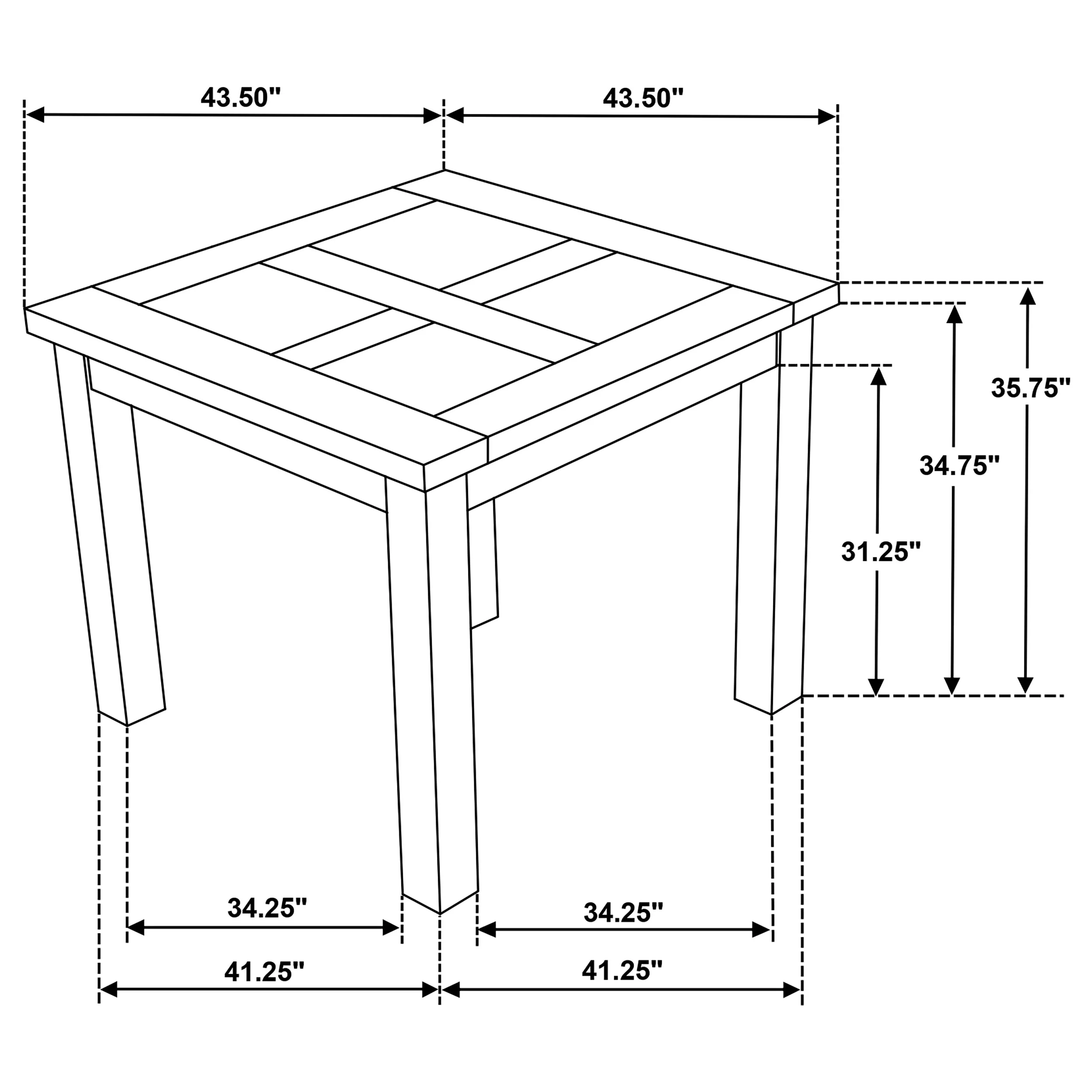 Cardova Counter Height Dining Table - Image 9