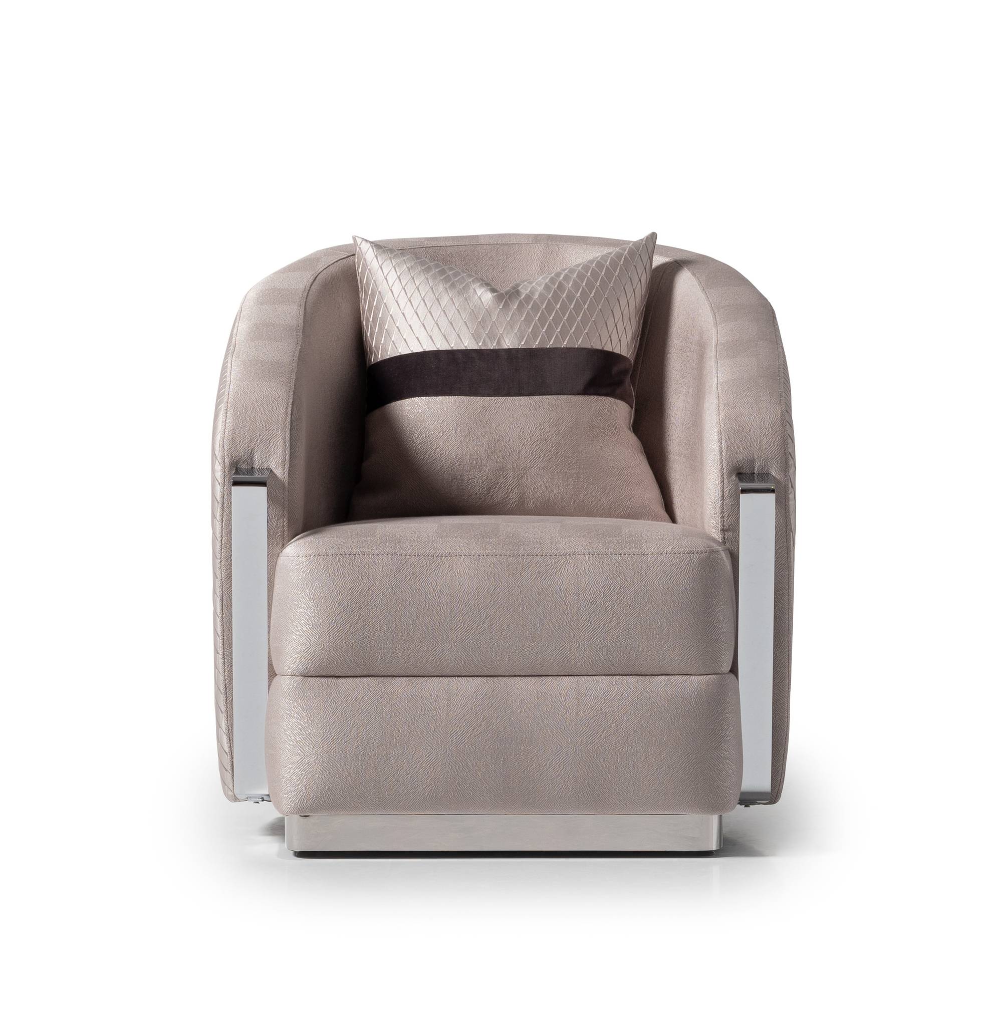 Carmela Accent Chair - Zinc/Silver - Image 14