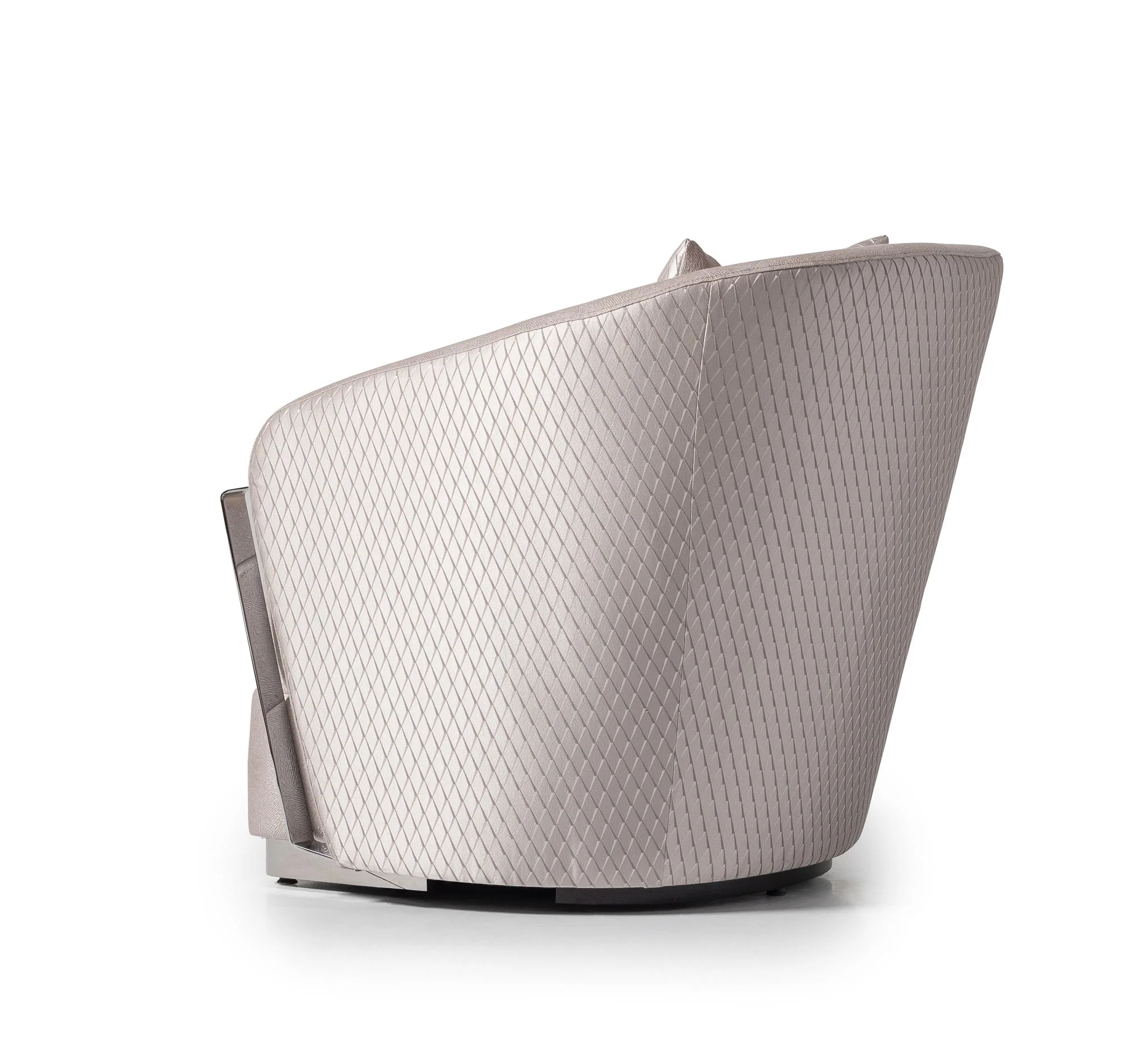 Carmela Accent Chair - Zinc/Silver - Image 5