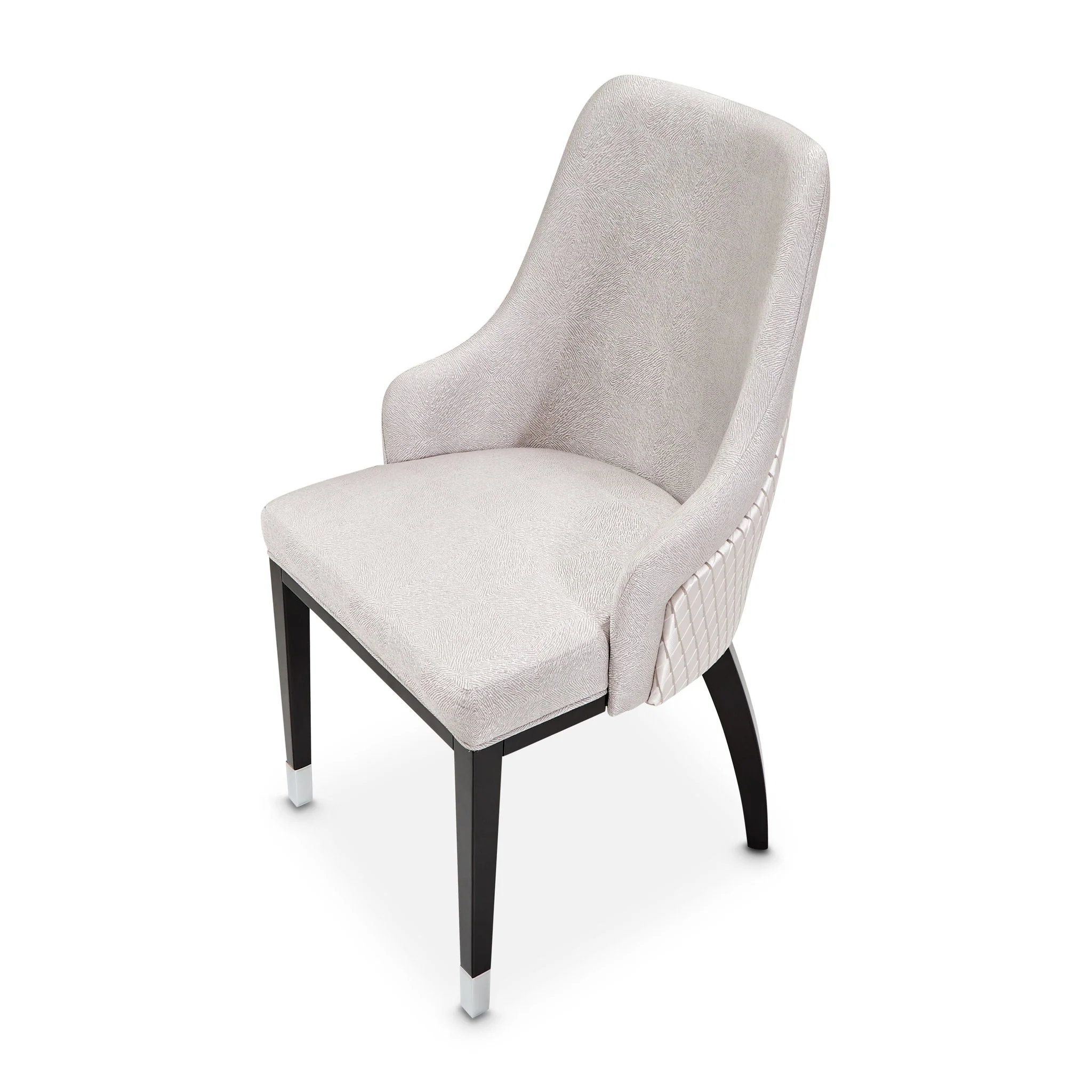 Carmela Dining Arm Chair - Glossy Charcoal Sand - Image 25