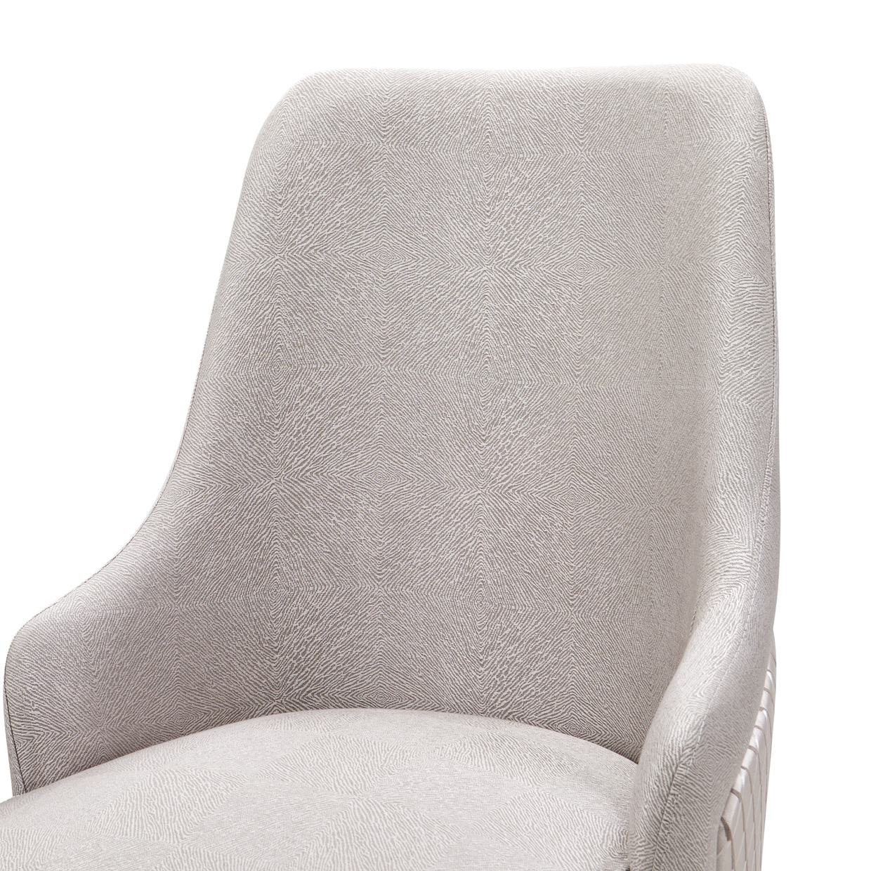 Carmela Dining Arm Chair - Glossy Charcoal Sand - Image 12