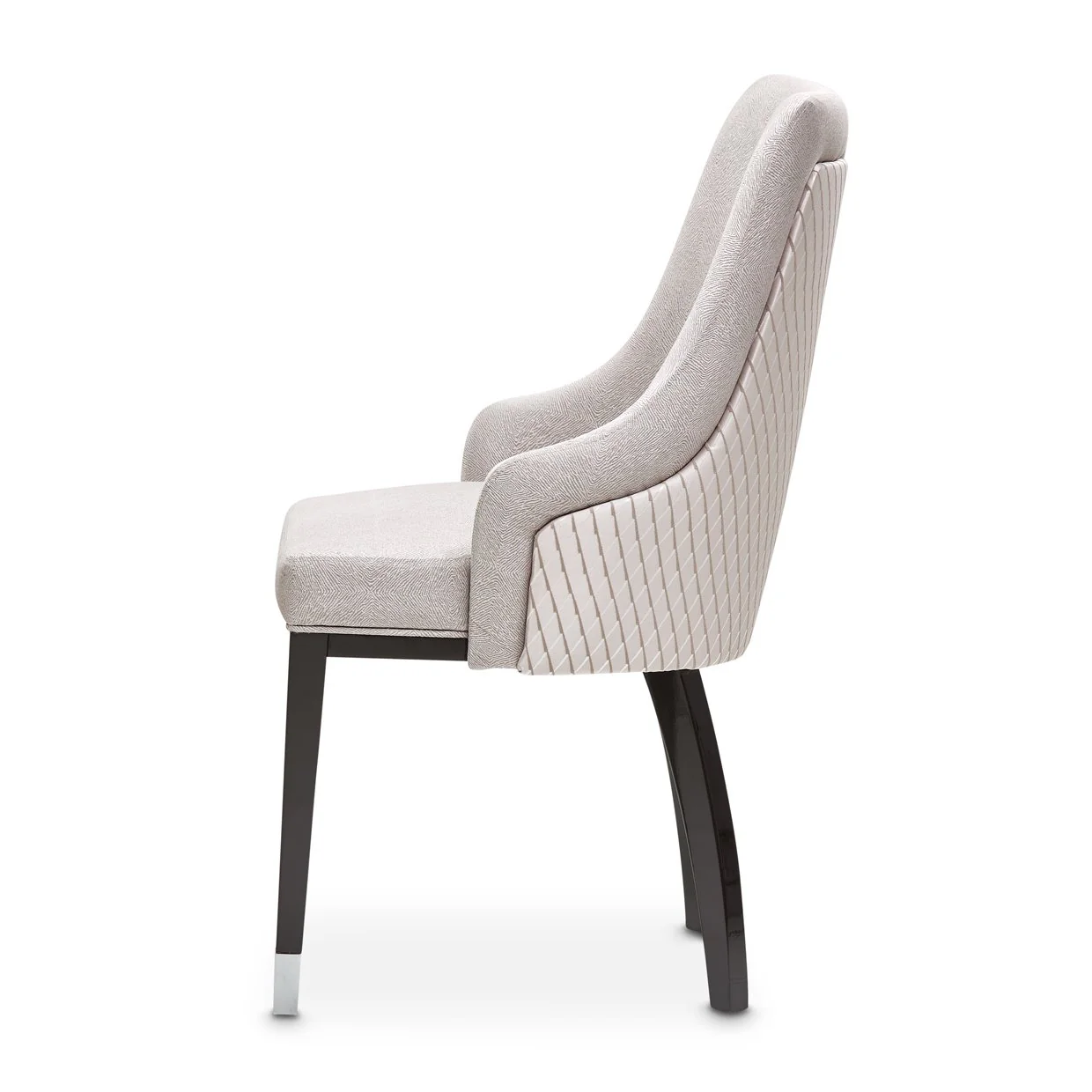 Carmela Dining Arm Chair - Glossy Charcoal Sand - Image 17