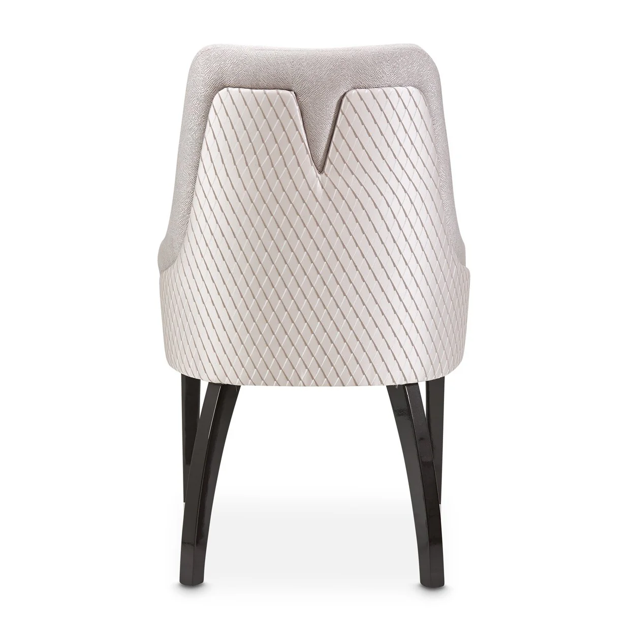 Carmela Dining Arm Chair - Glossy Charcoal Sand - Image 7
