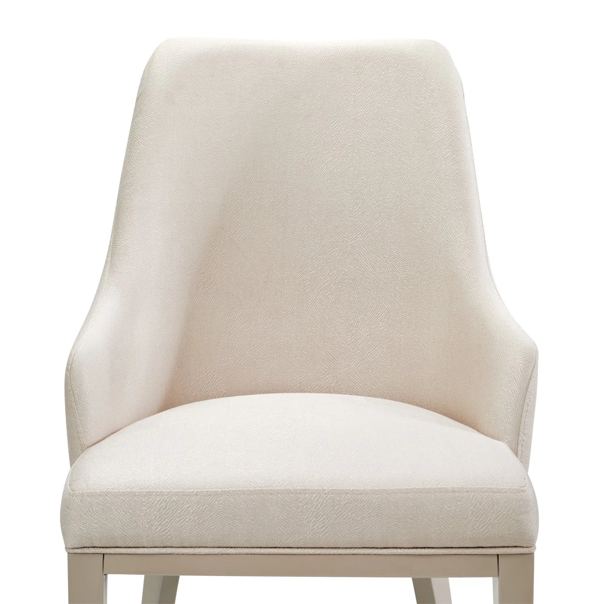 Carmela Dining Arm Chair - Shimmer Ivory - Image 10