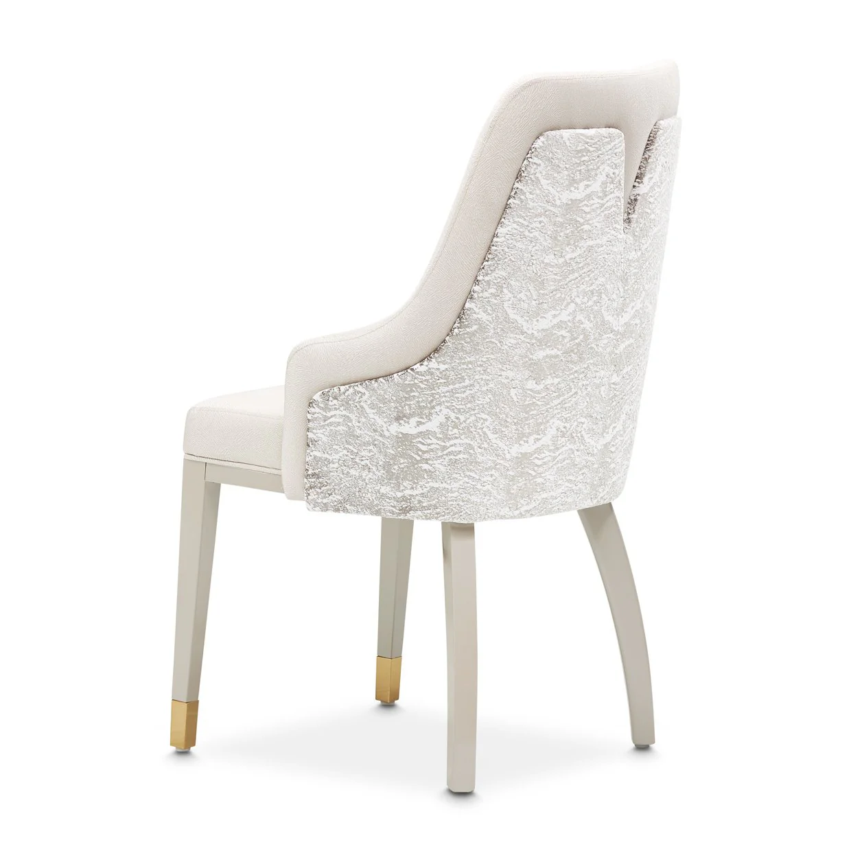 Carmela Dining Arm Chair - Shimmer Ivory - Image 15