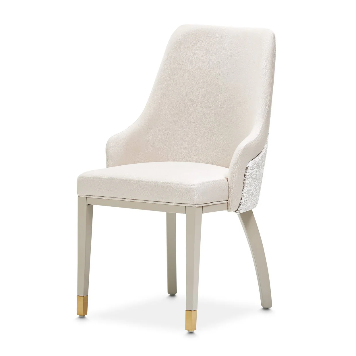 Carmela Dining Arm Chair - Shimmer Ivory - Image 18