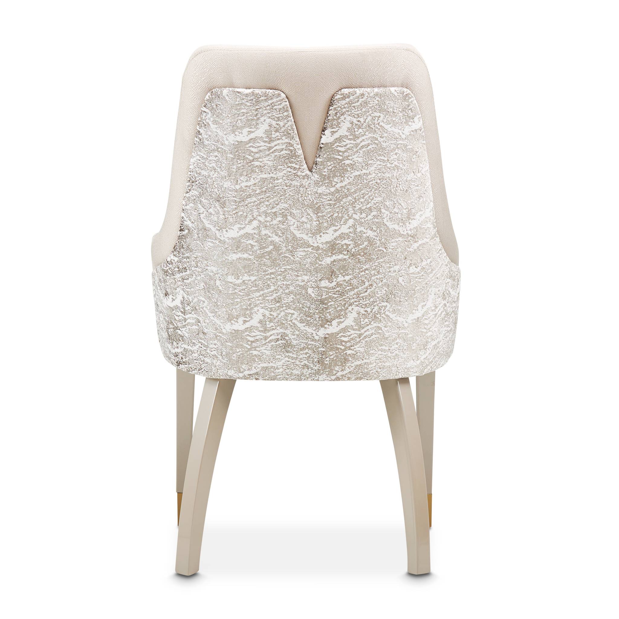 Carmela Dining Arm Chair - Shimmer Ivory - Image 21