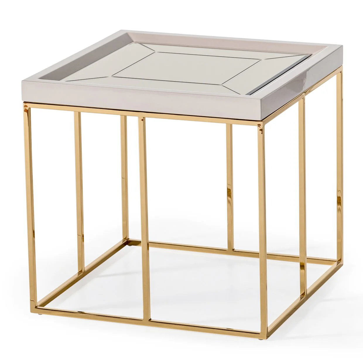 Carmela Side Table - Shimmer Ivory - Image 5
