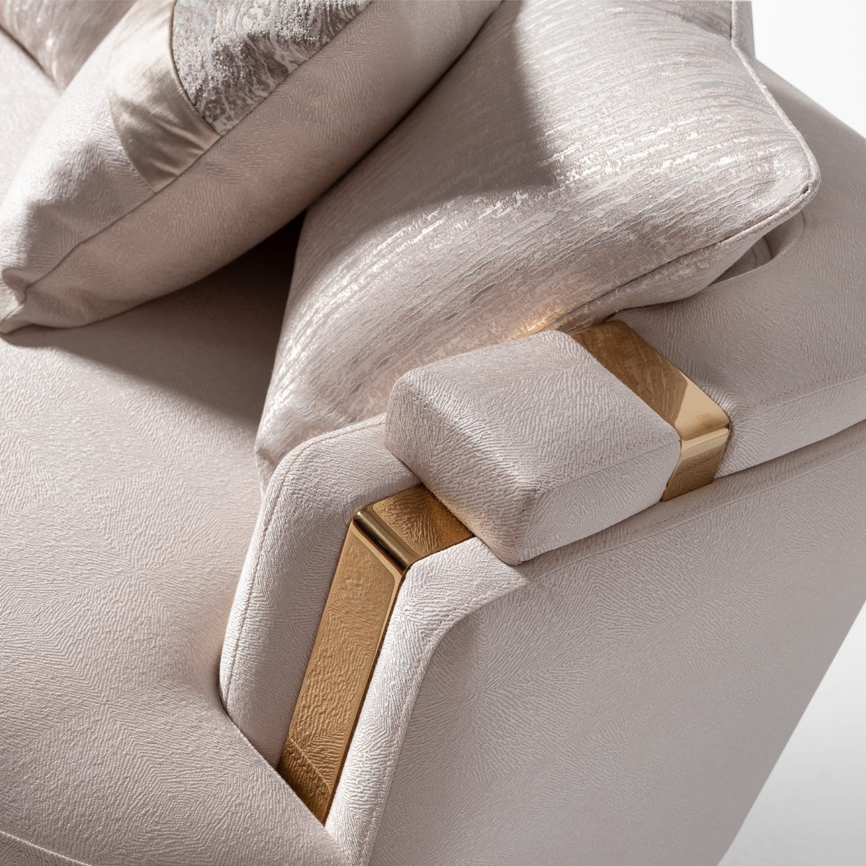 Carmela Sofa - Almond/Gold - Image 11