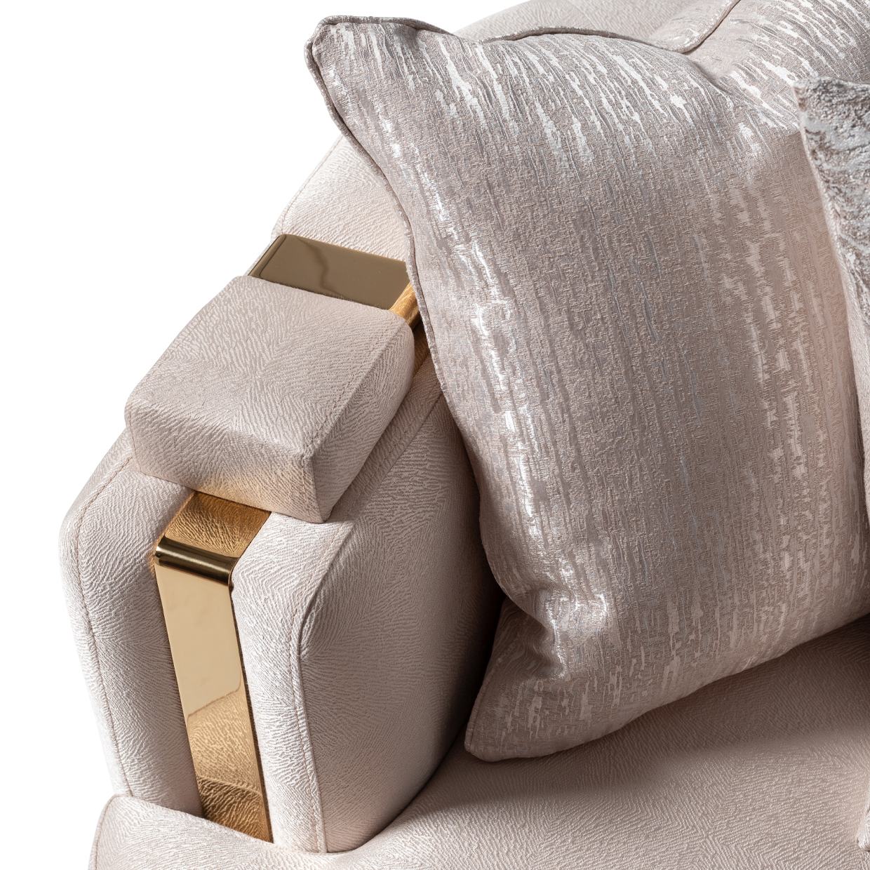Carmela Sofa - Almond/Gold - Image 13