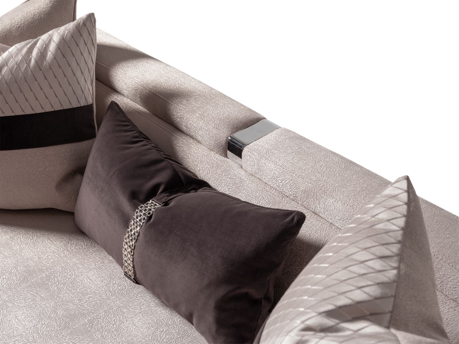 Carmela Sofa - Zinc/Silver - Image 12