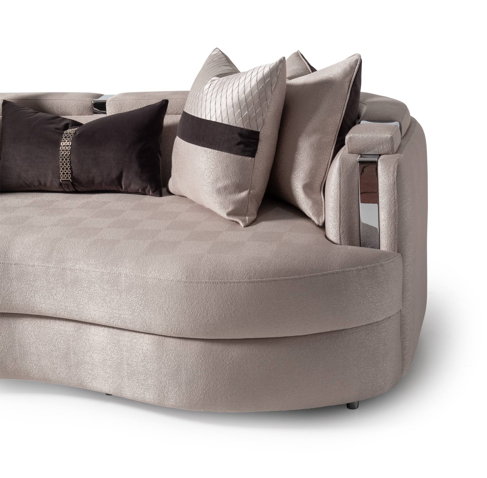 Carmela Sofa - Zinc/Silver - Image 8