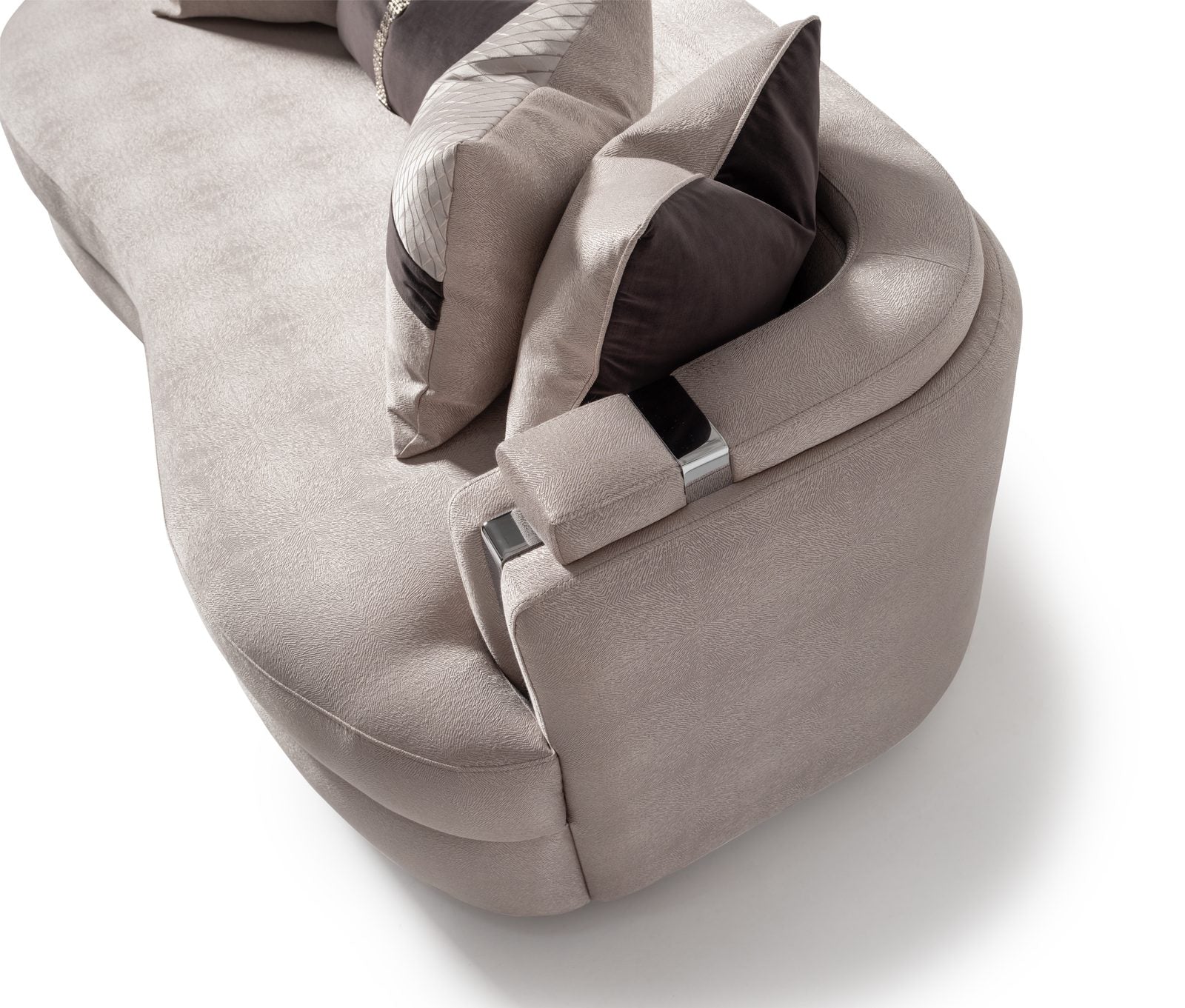 Carmela Sofa - Zinc/Silver - Image 9