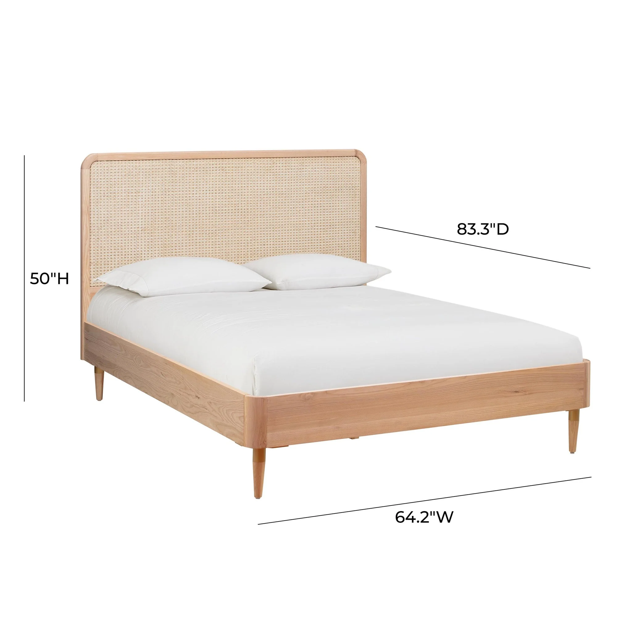 Carmen Cane Bed in Queen - Image 9