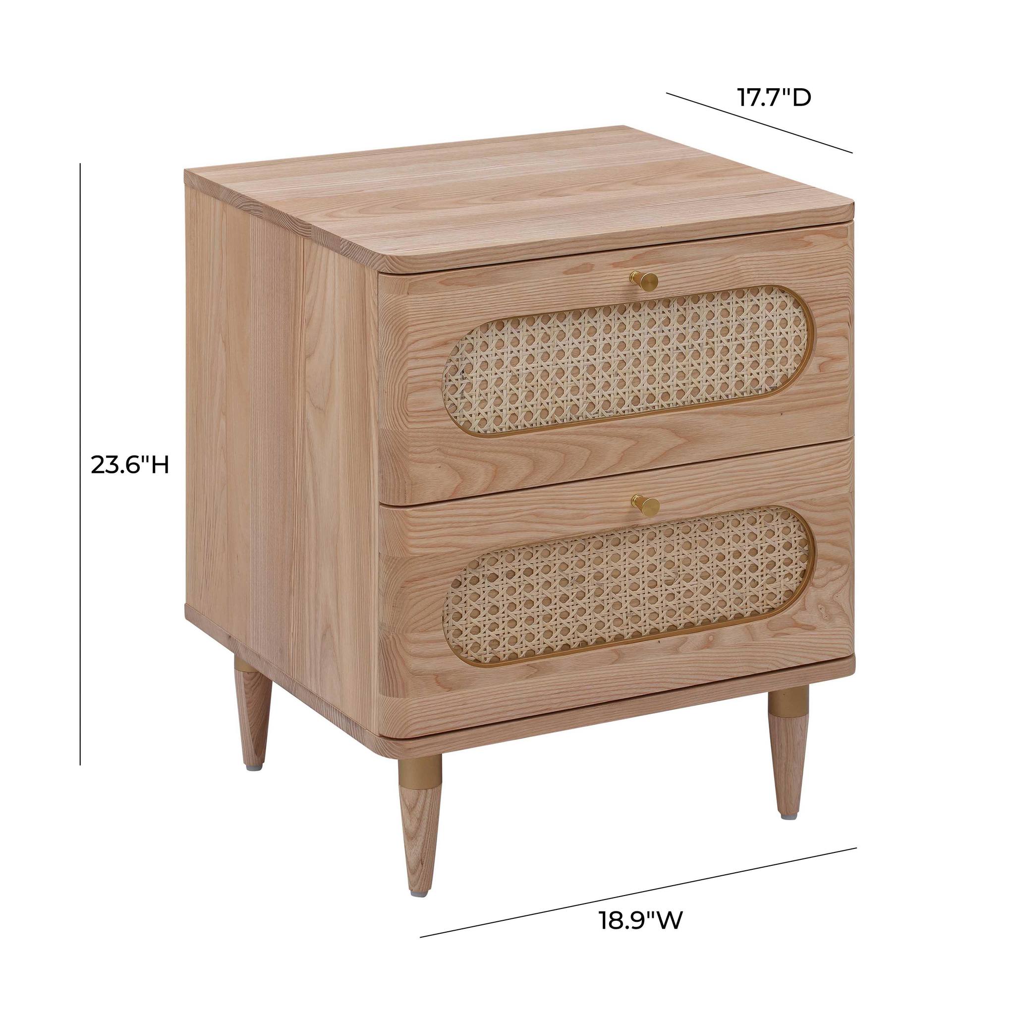 Carmen Cane Nightstand - Image 9
