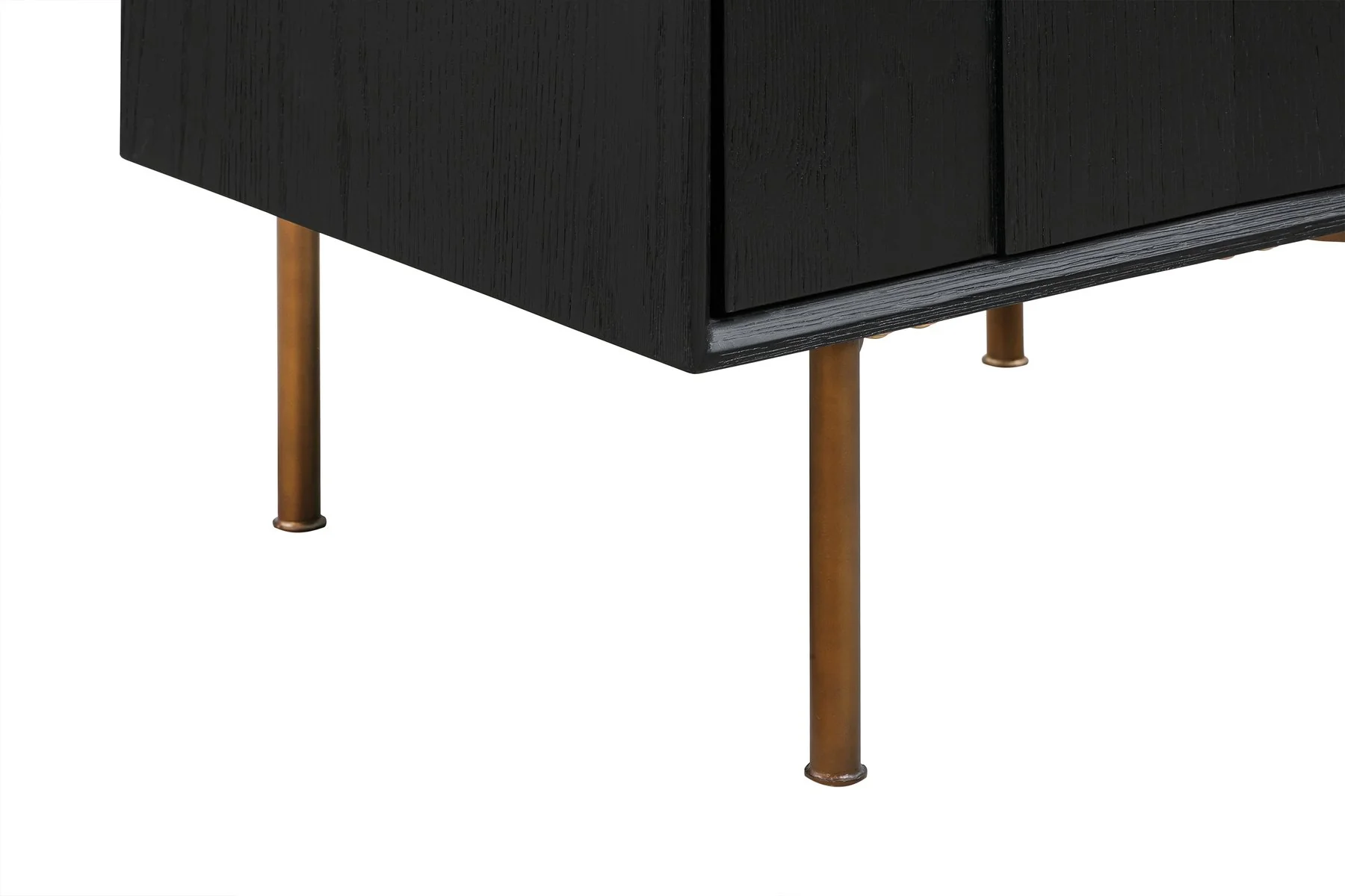 Carnaby Queen 4 Piece Bedroom Set in Black Brushed Oak Wood - Image 10