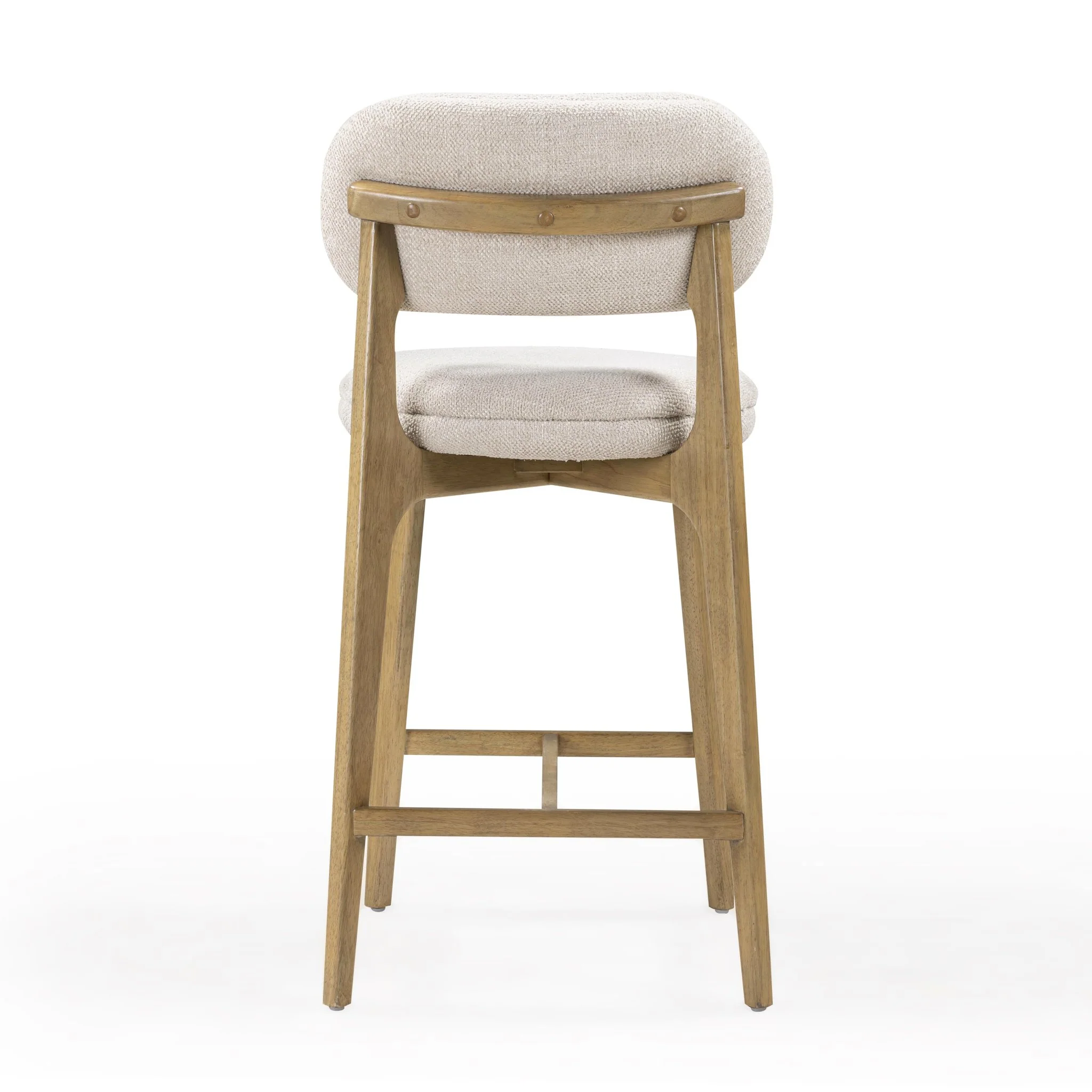 Carnation Cream Performance Fabric Counter Stool - Image 5