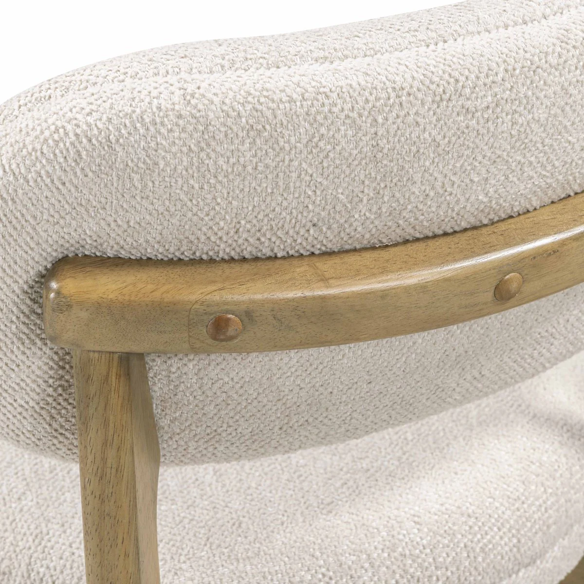 Carnation Cream Performance Fabric Counter Stool - Image 6
